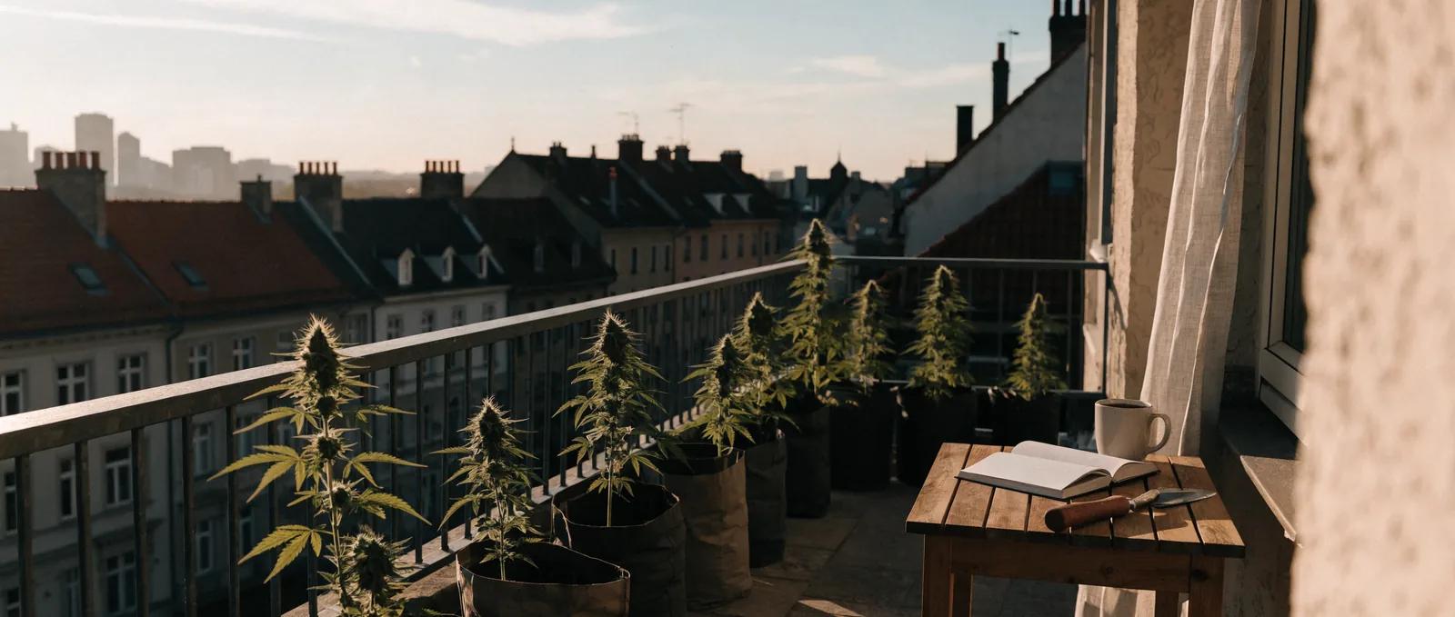 Balkonové odrůdy konopí: 8 autoflowerů seřazených podle výšky