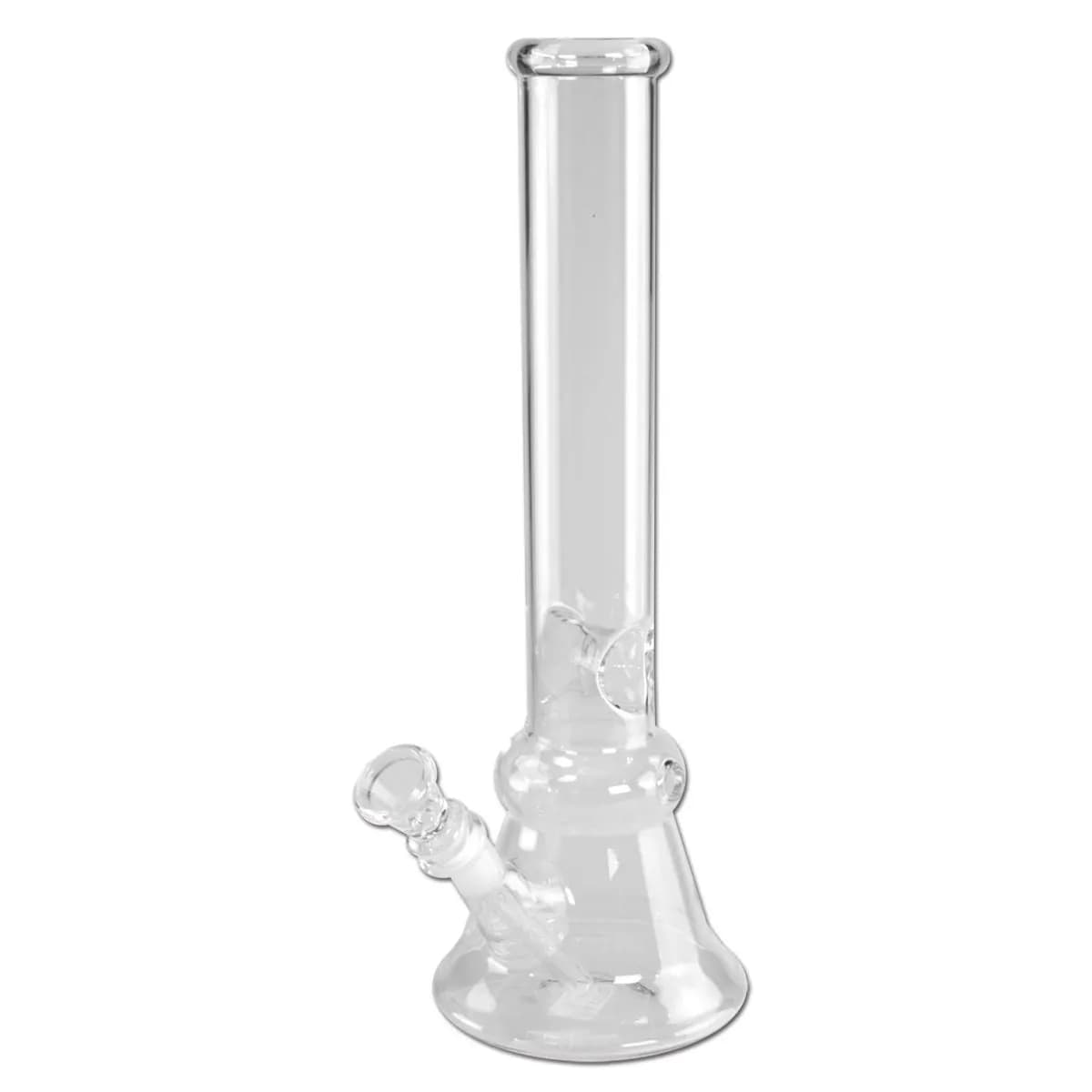 Skleněný bong rovný čirý