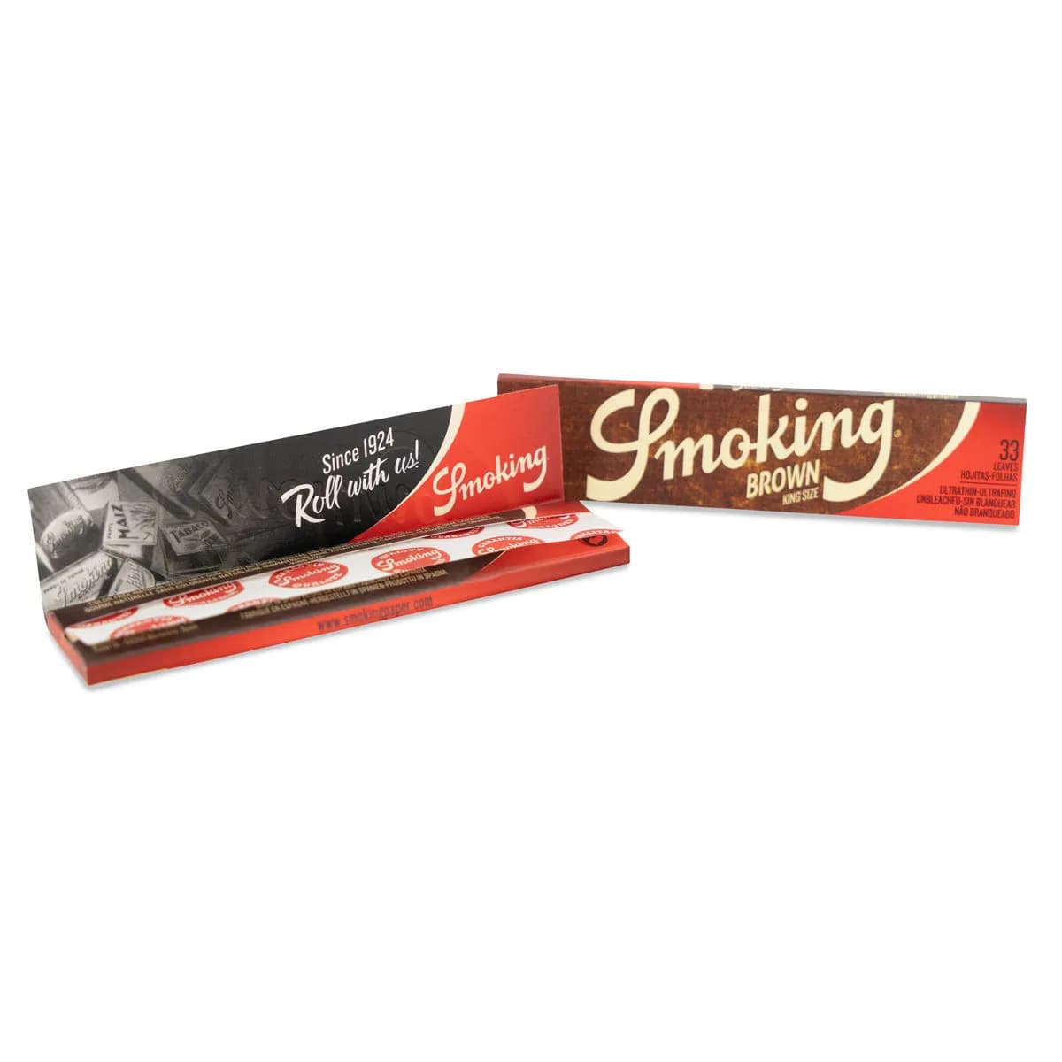 Smoking Brown nebělené papírky King Size