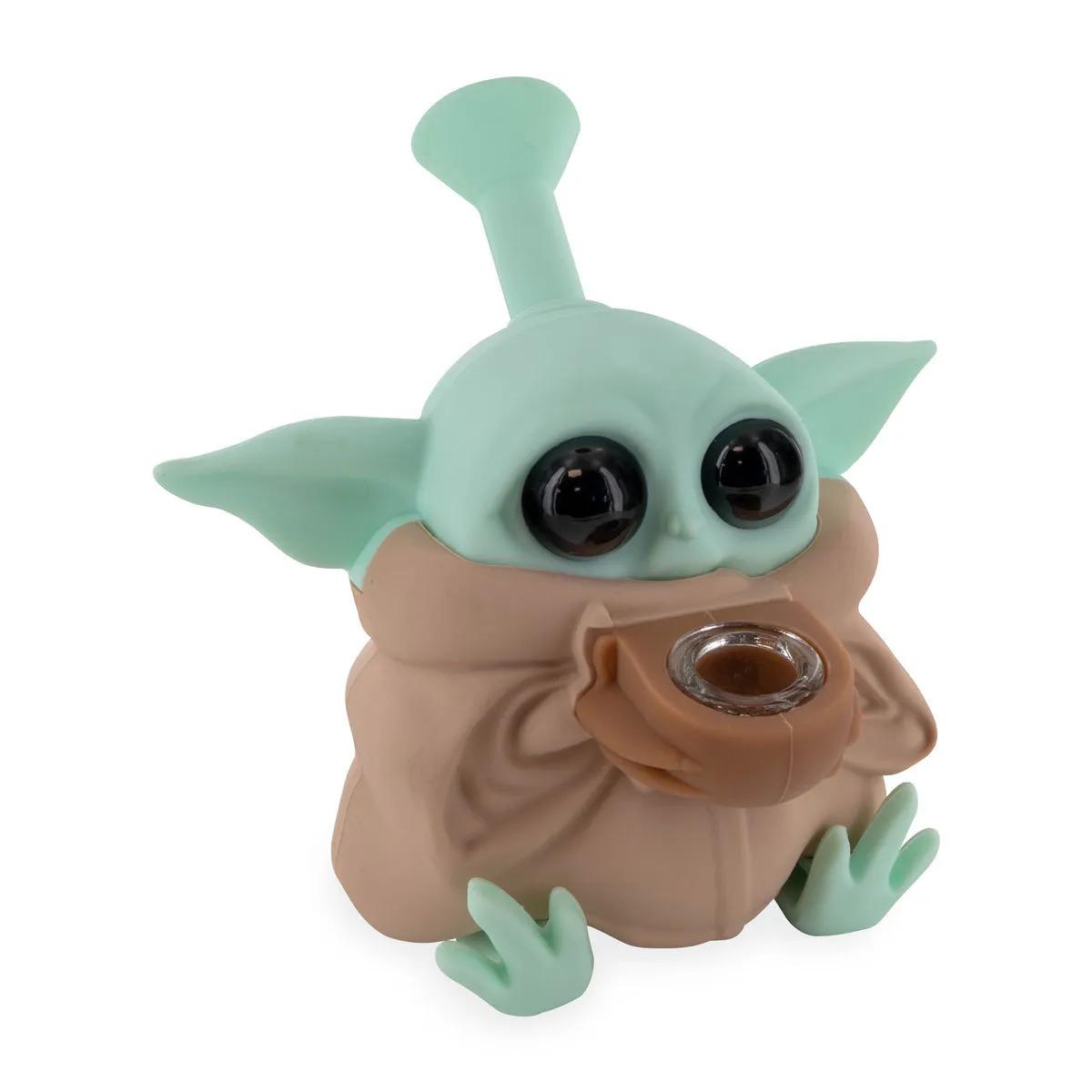 Silikonový bong Alien