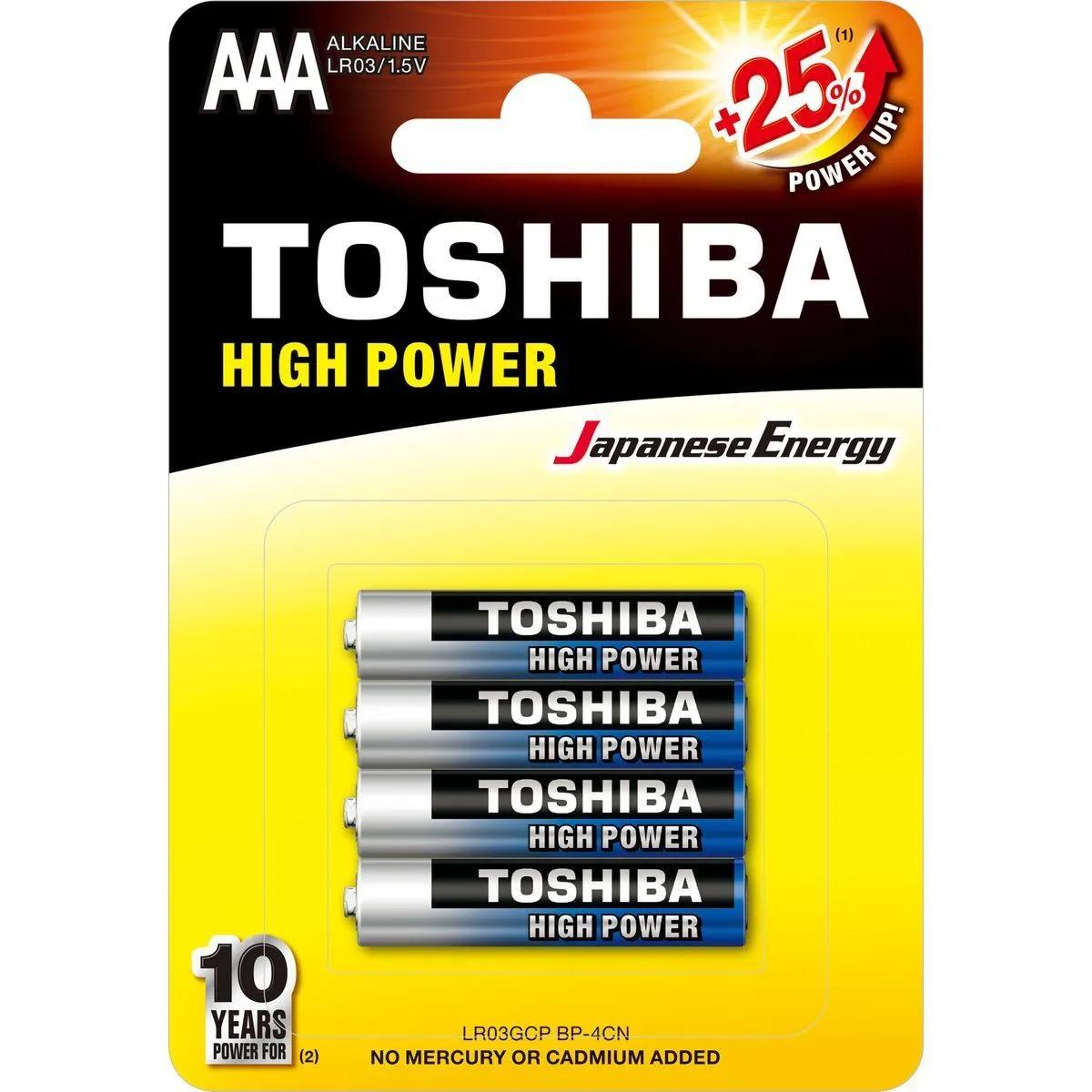Alkalická baterie AAA Toshiba
