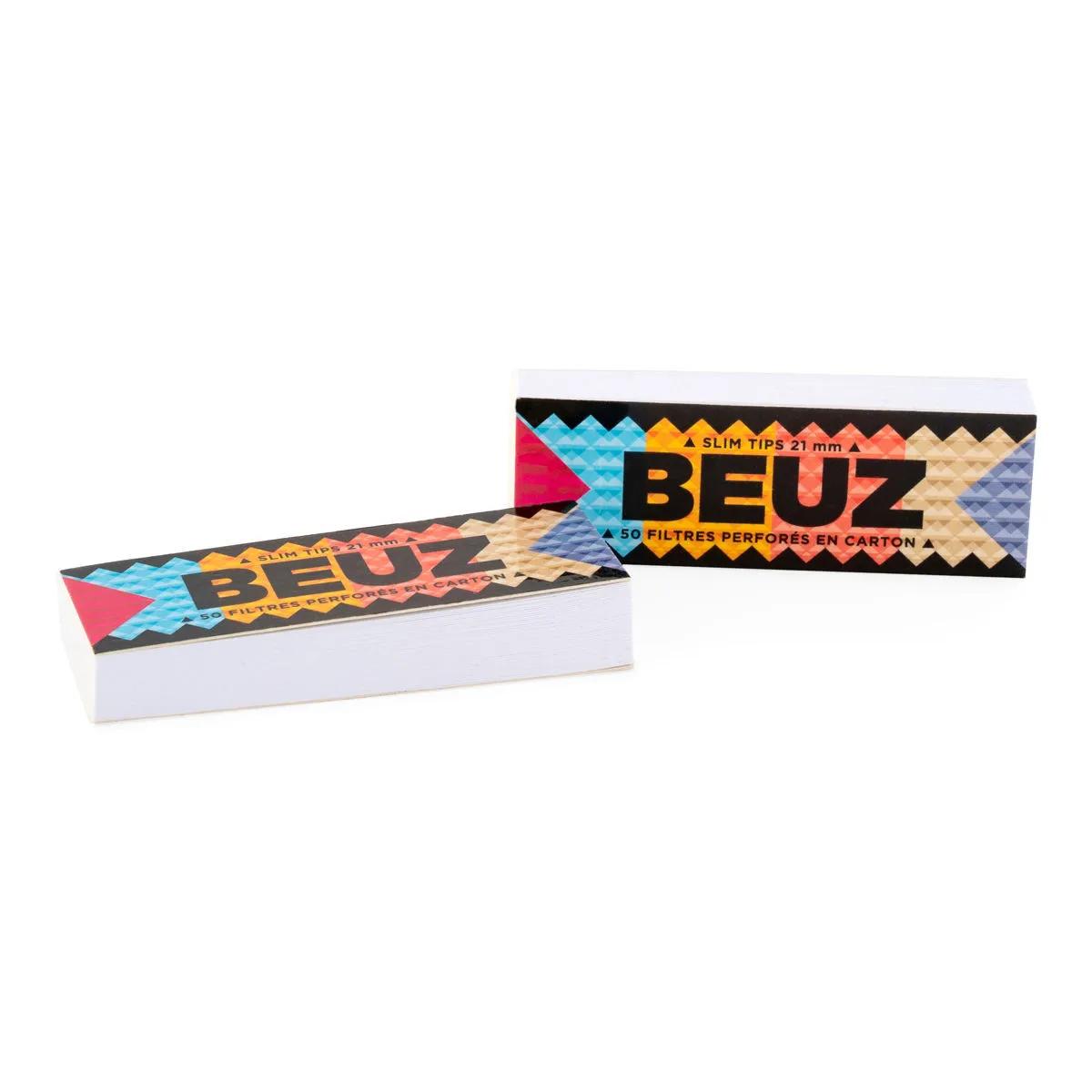 BEUZ bílé filtry do cigaret (50 ks)