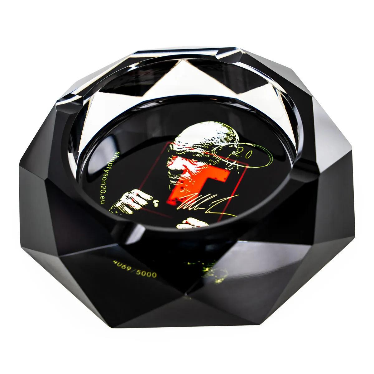 Popelník Diamond Cut černý