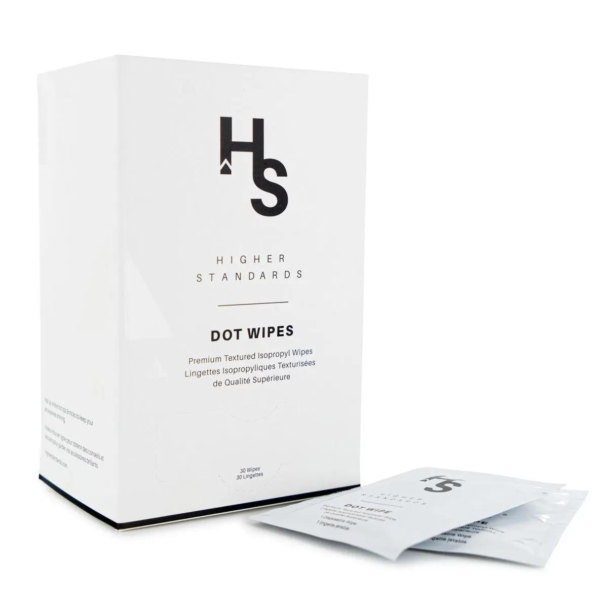 Higher Standards Dot Wipes – čisticí ubrousky na sklo