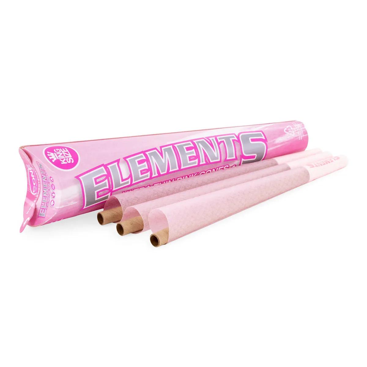 Elements Ultra-Thin Pink Cones – růžové kornouty