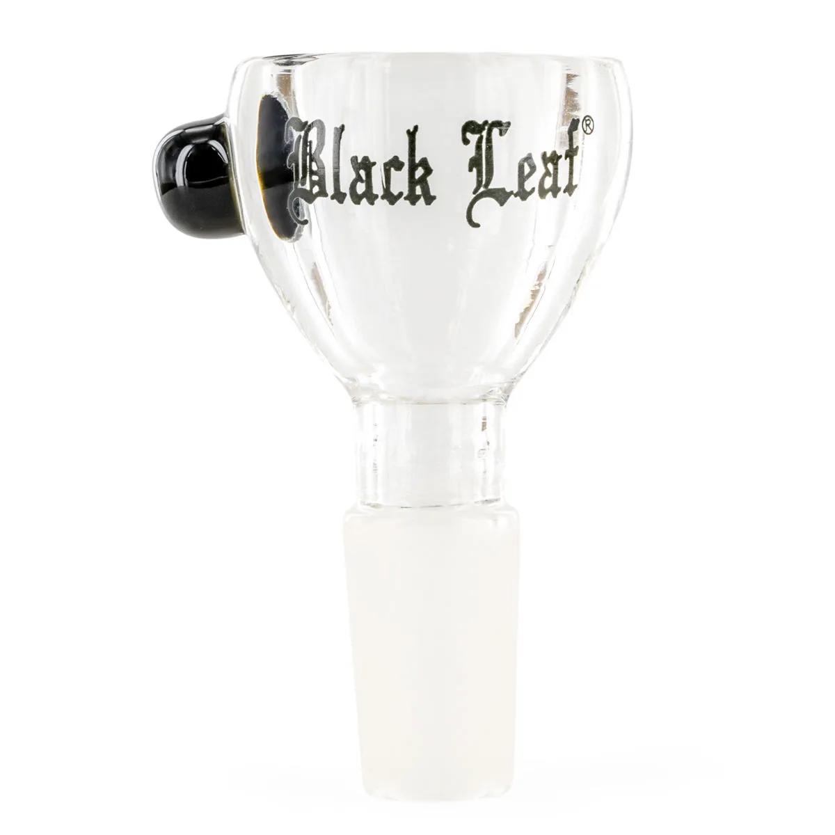 Skleněná hlavička Black Leaf pro bongy