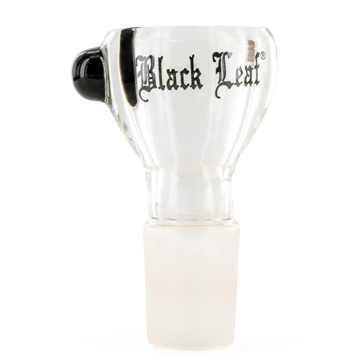 Skleněná hlavička Black Leaf pro bongy