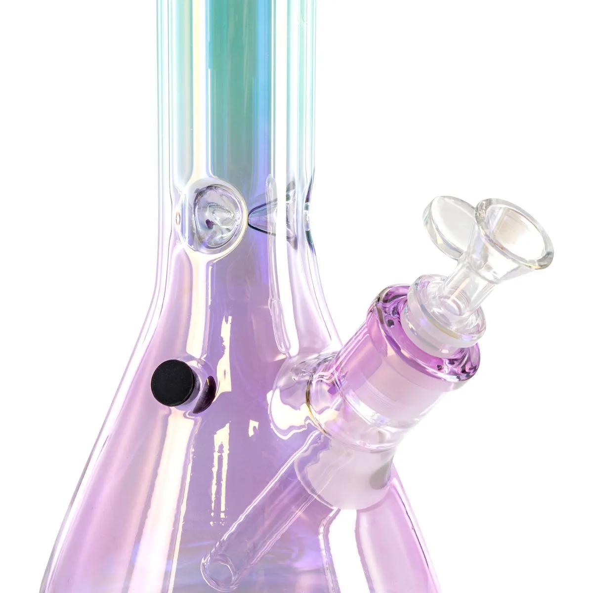 Skleněný bong Rainbow s chladičem na led