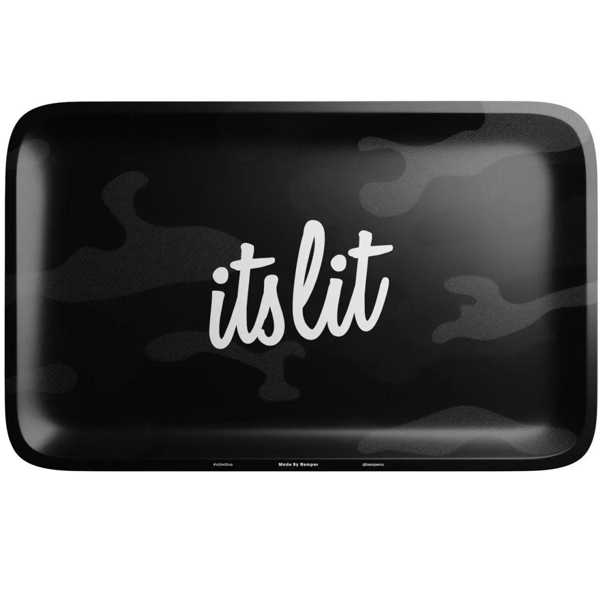 Rolling tray It's Lit Black