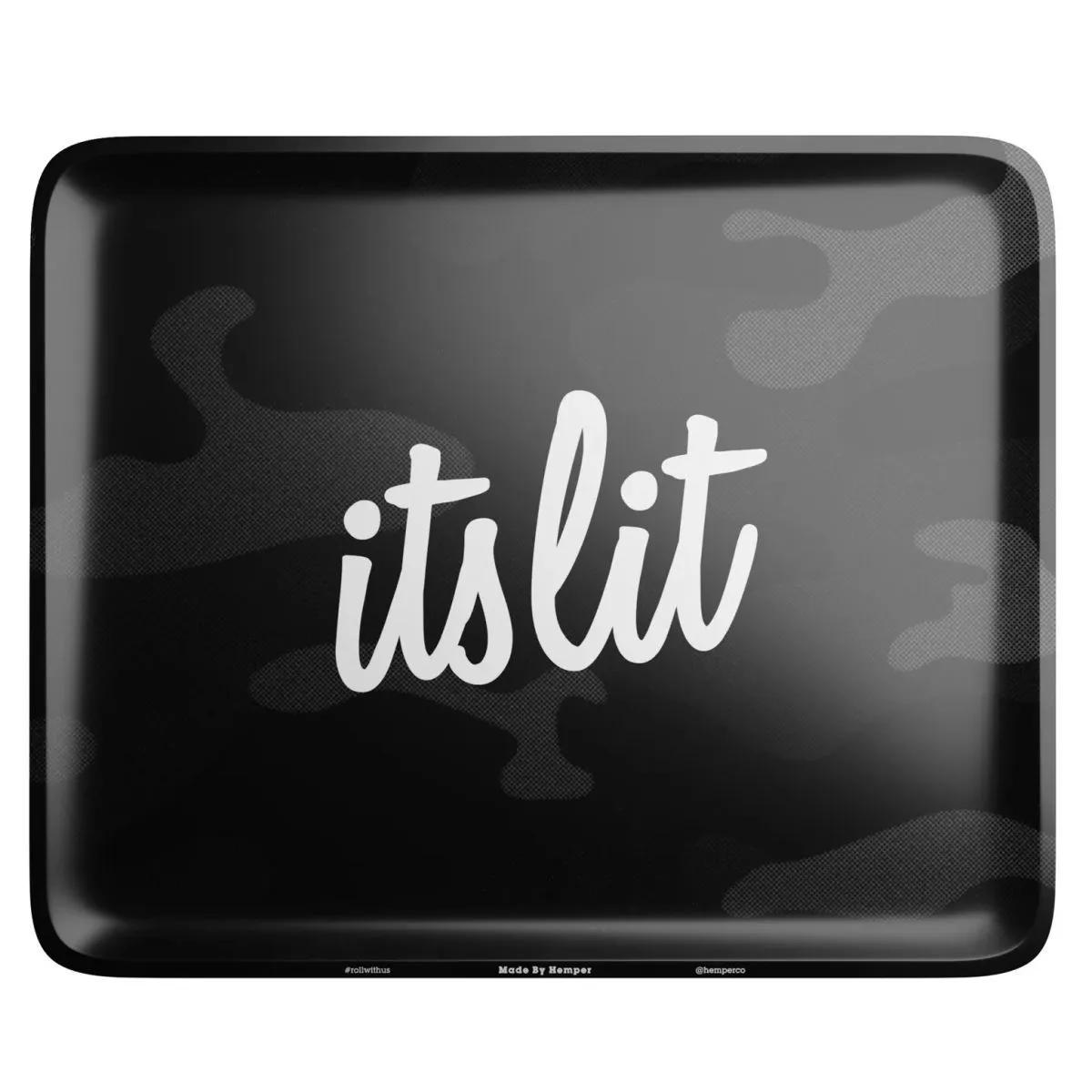 Rolling tray It's Lit Black