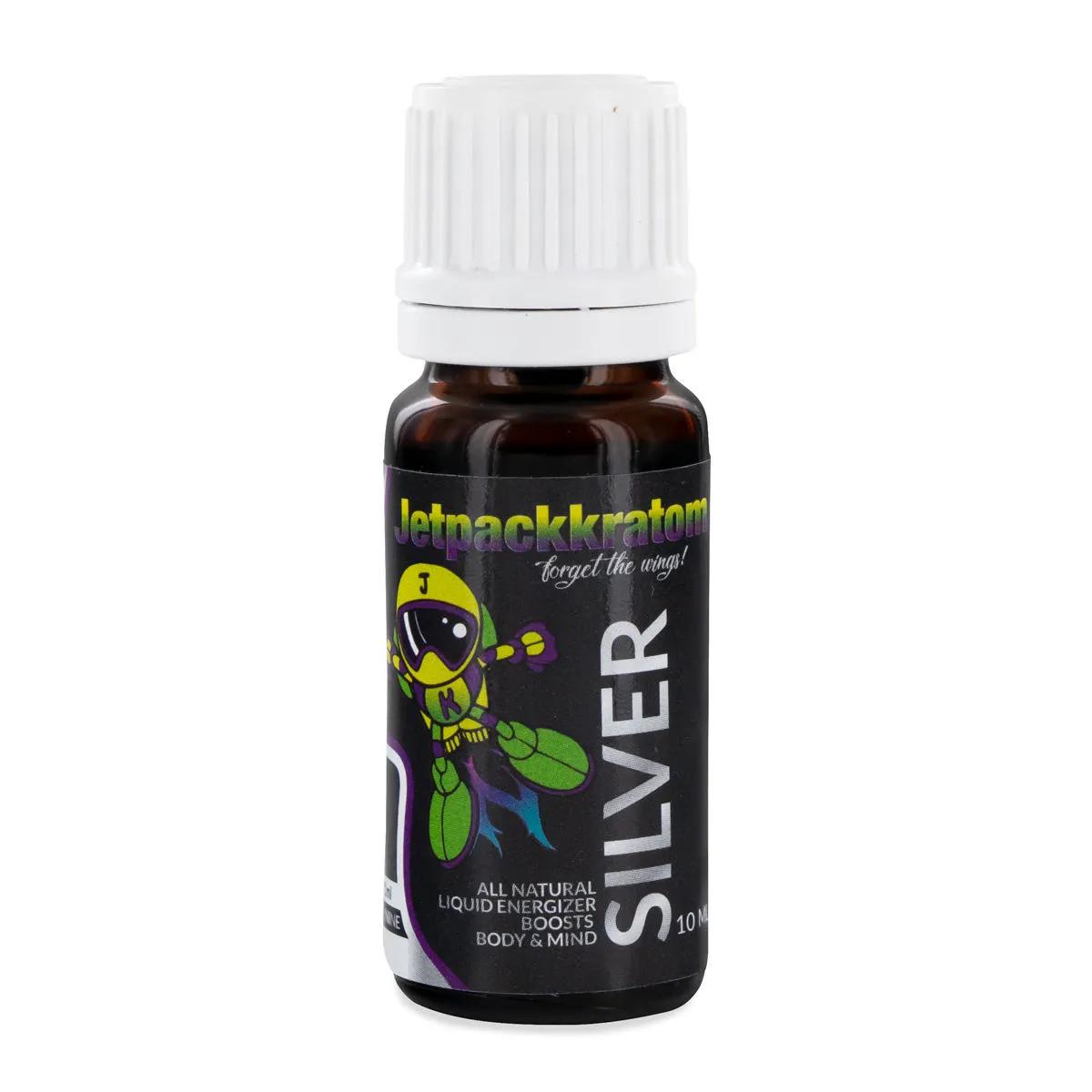 Jetpackkratom SILVER tekutý extrakt – 60 mg