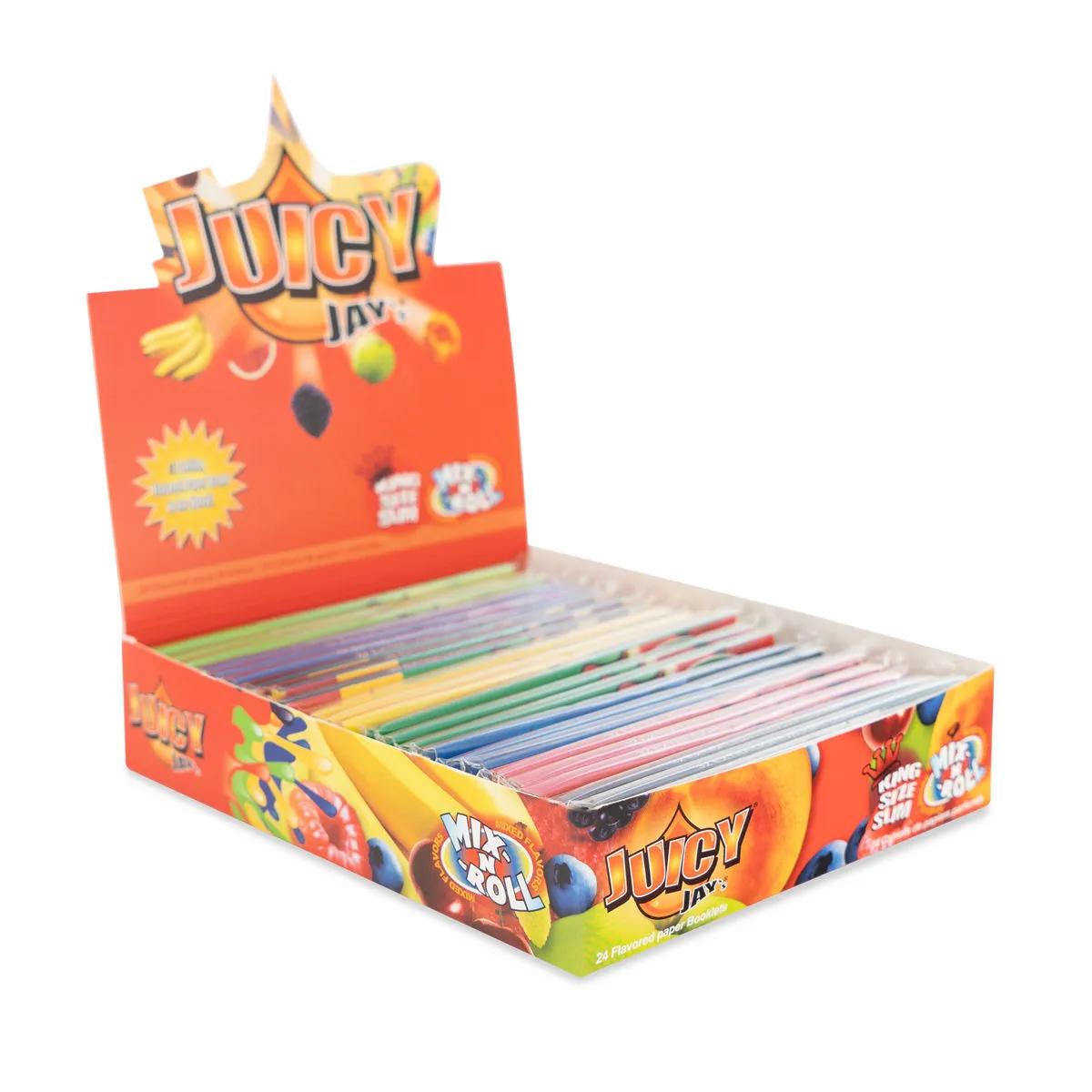 Juicy Jay's King Size Slim Mix 'n' Roll ochucené papírky