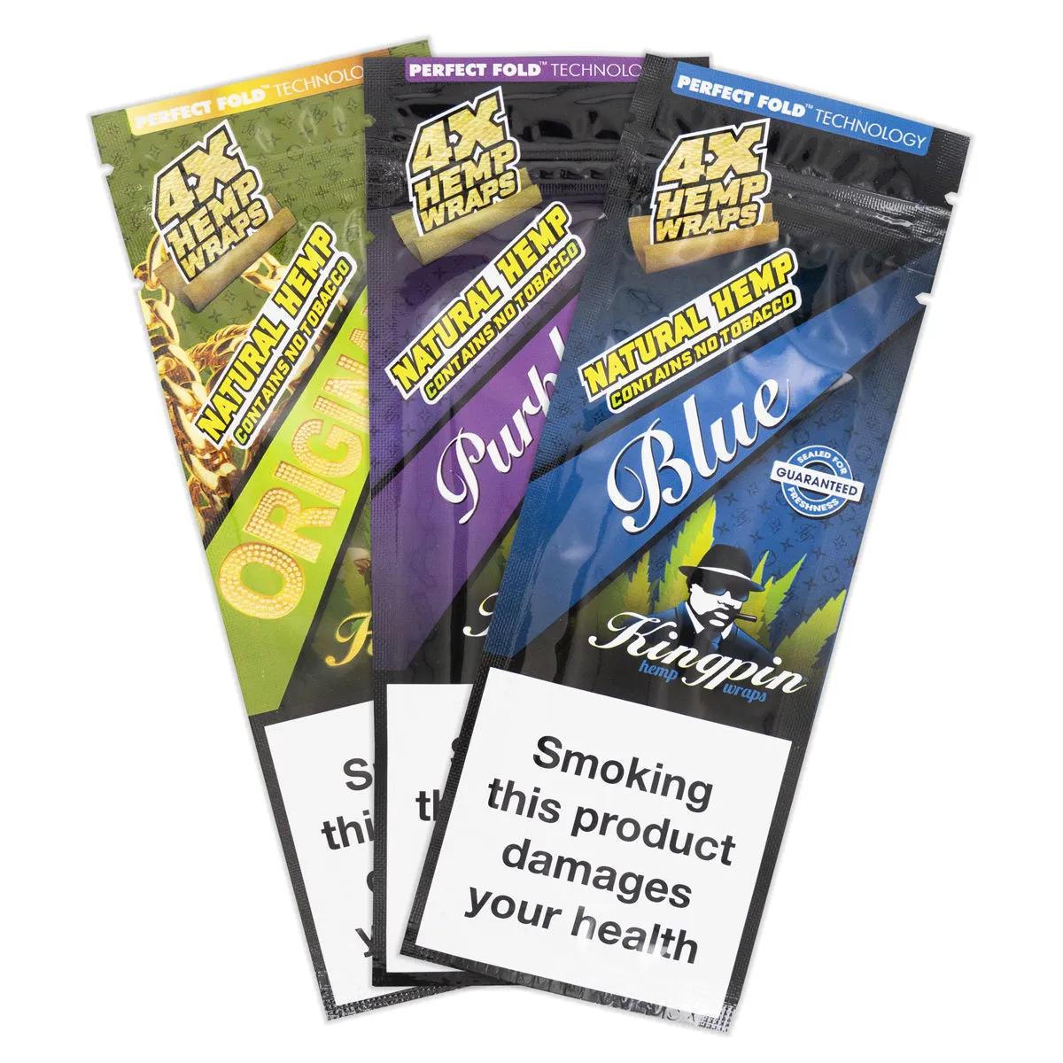 Kingpin Hemp Wraps – konopné blunt plátky