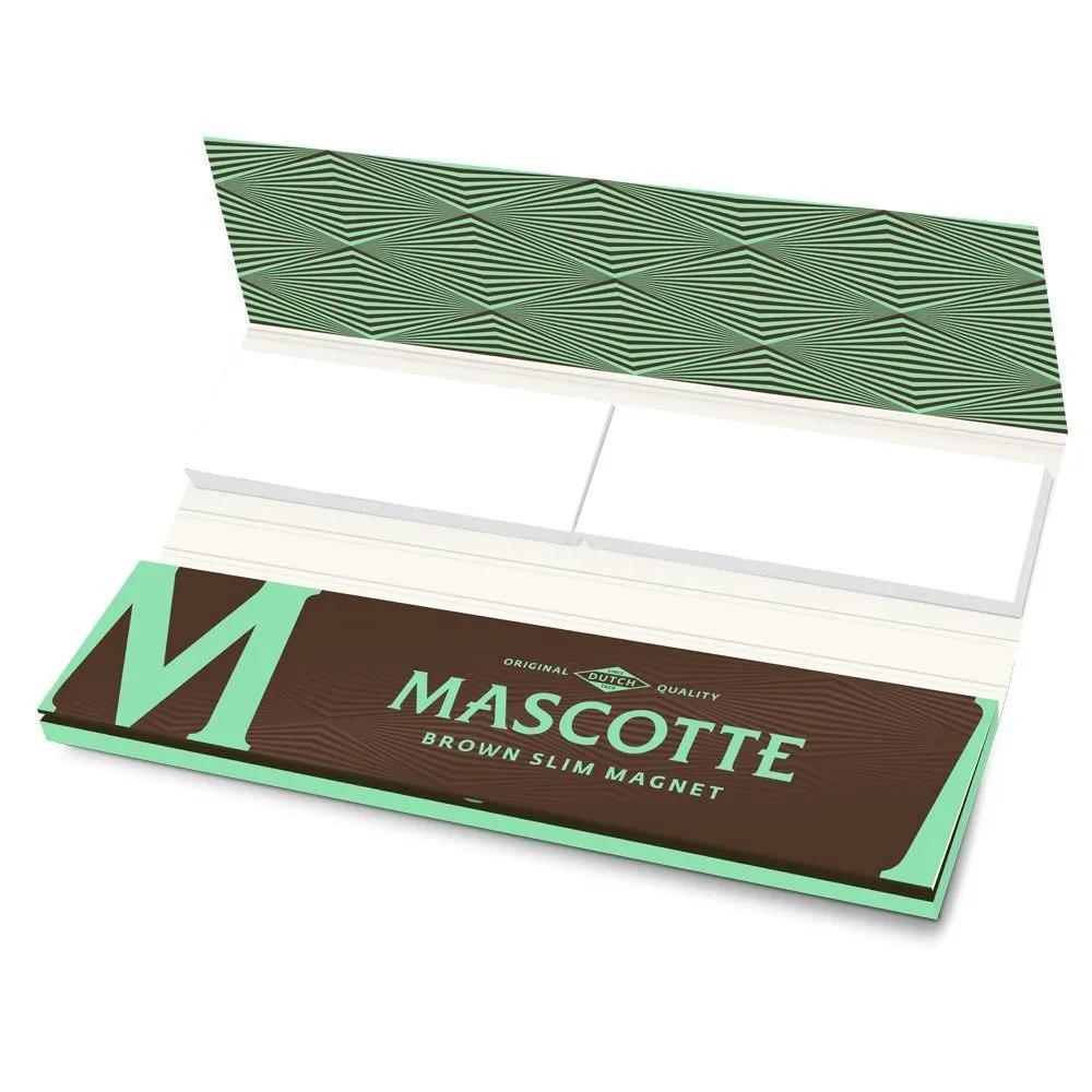 Mascotte Brown Slim Size papírky + trhací filtry