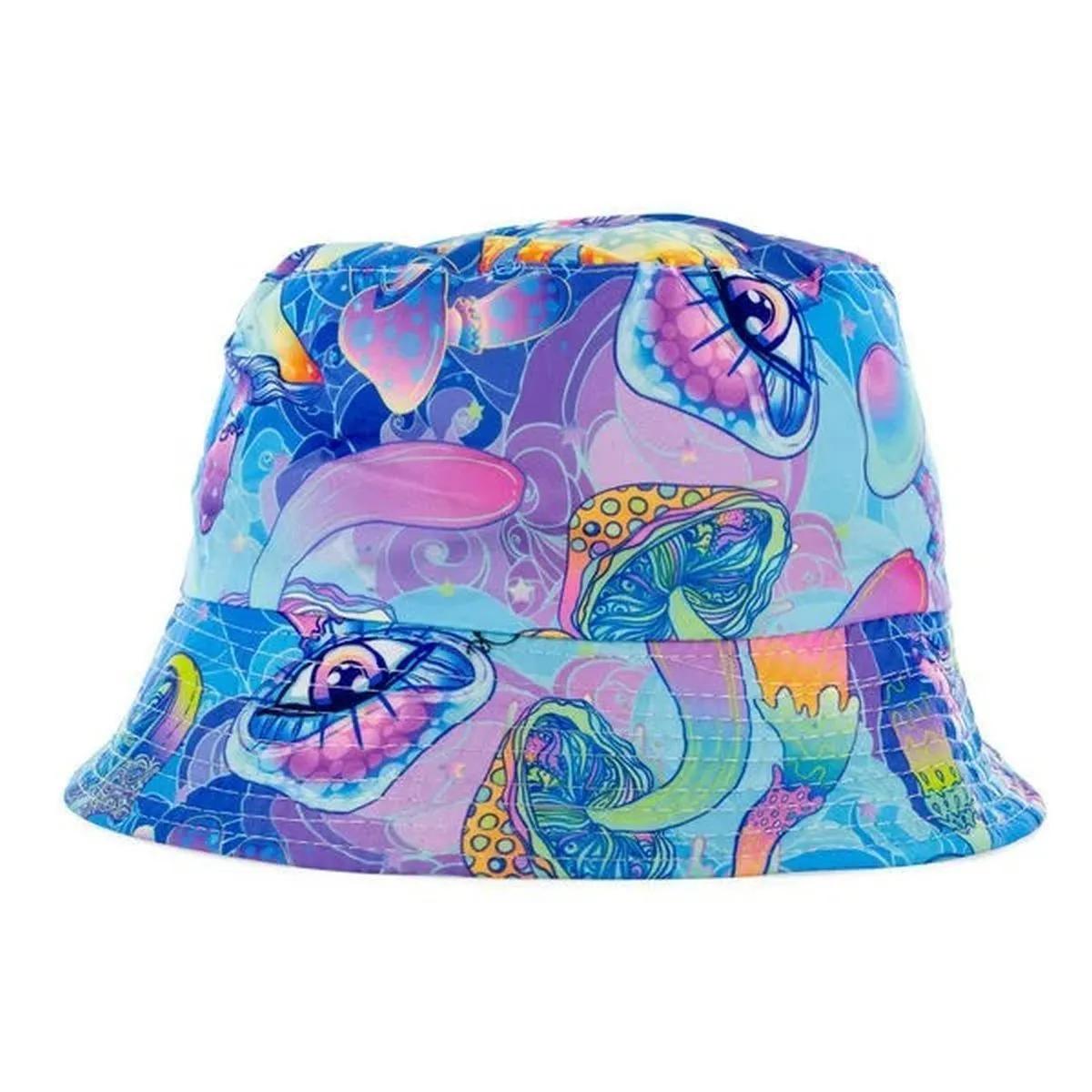 Klobouk Bucket s houbami