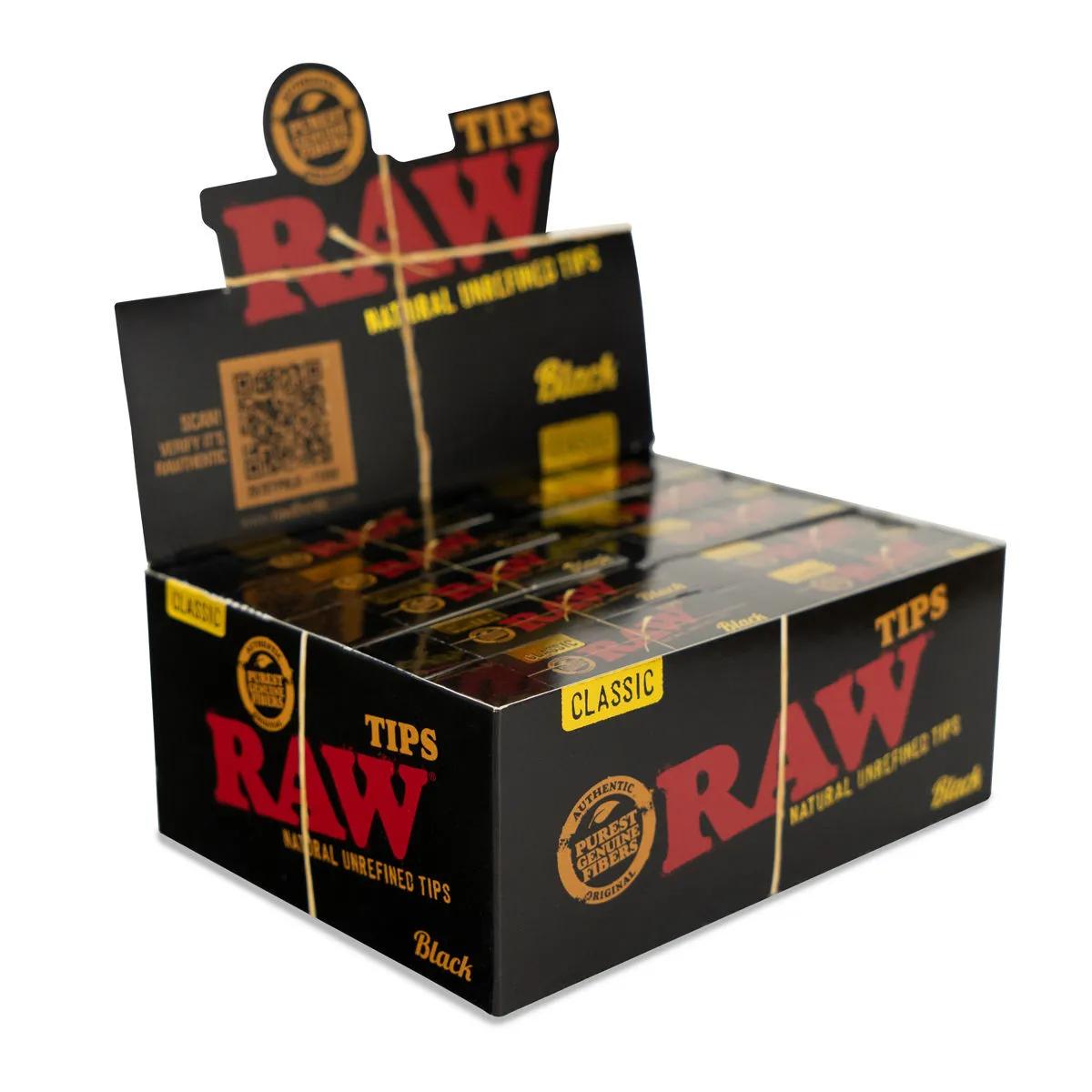 RAW Black filtříky do cigaret