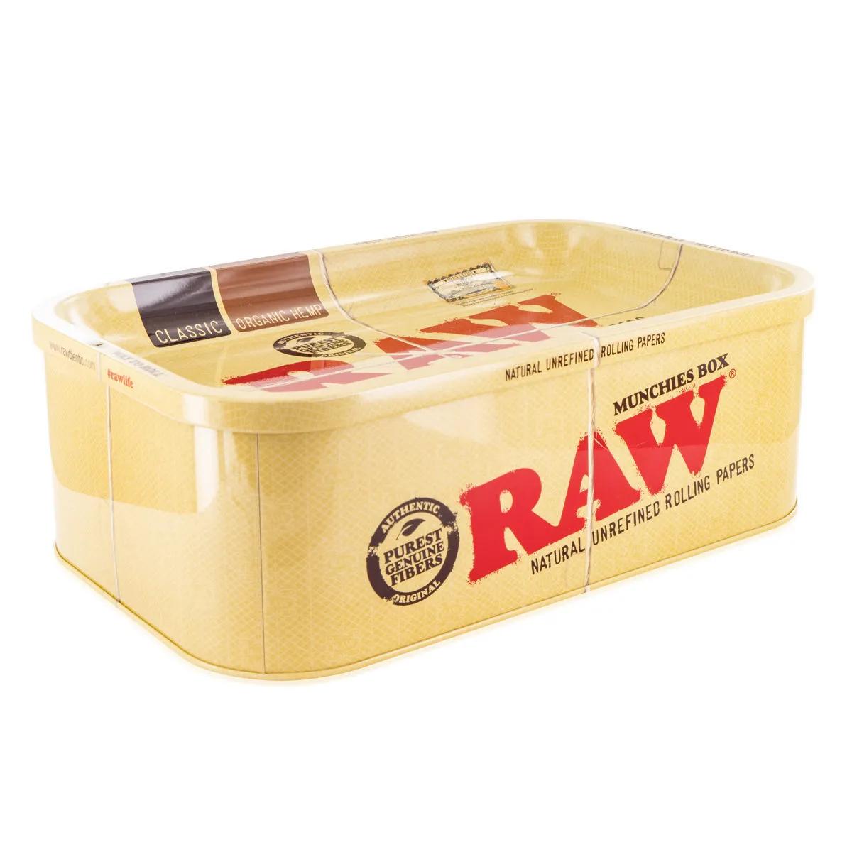 RAW Munchies Box – úložná krabička s rolovacím podnosem
