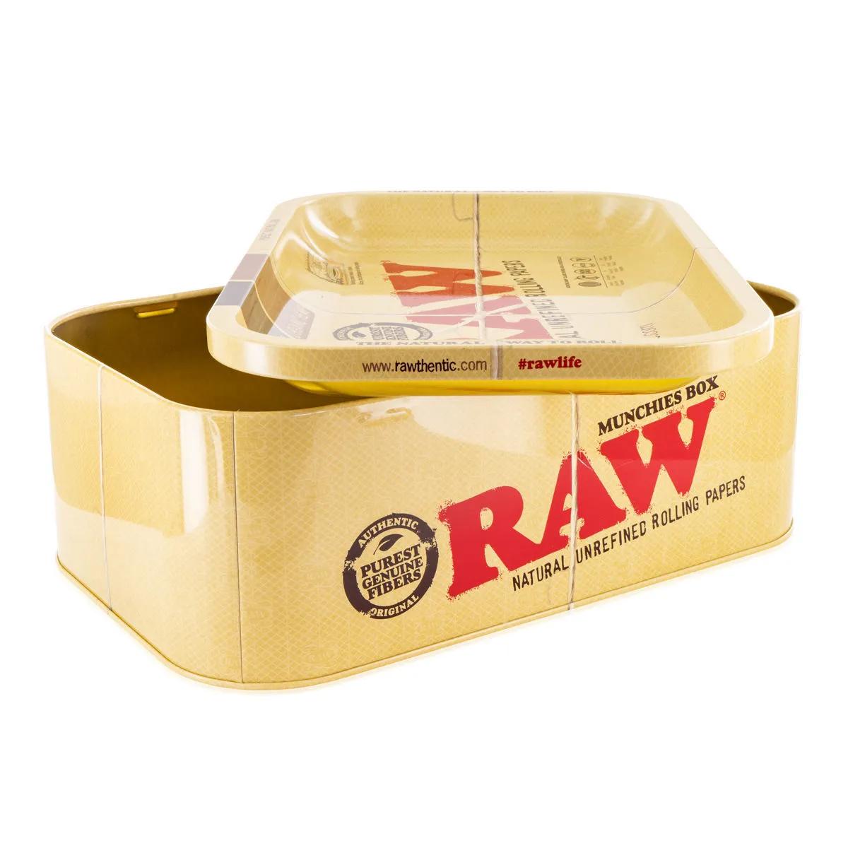 RAW Munchies Box – úložná krabička s rolovacím podnosem