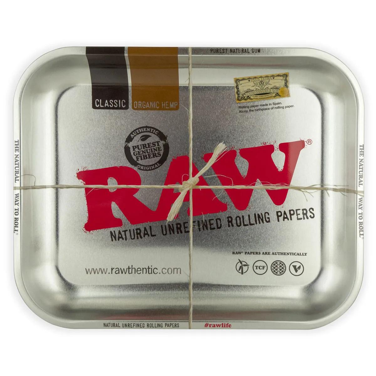 RAW Rolling Tray Silver - podložka na balení