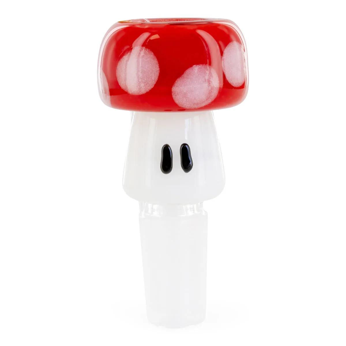 Kotlík Red Mushroom Bowl Empire Glassworks