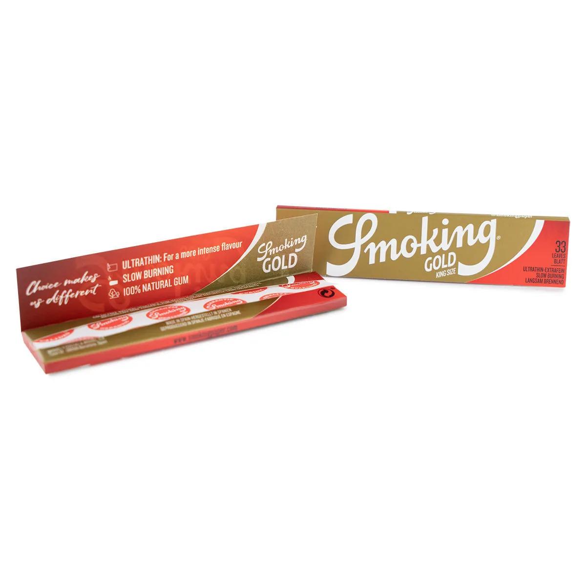 Smoking Gold King Size Slim papírky