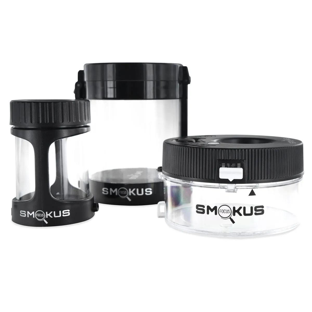 Smokus Focus Display Jar s LED osvětlením