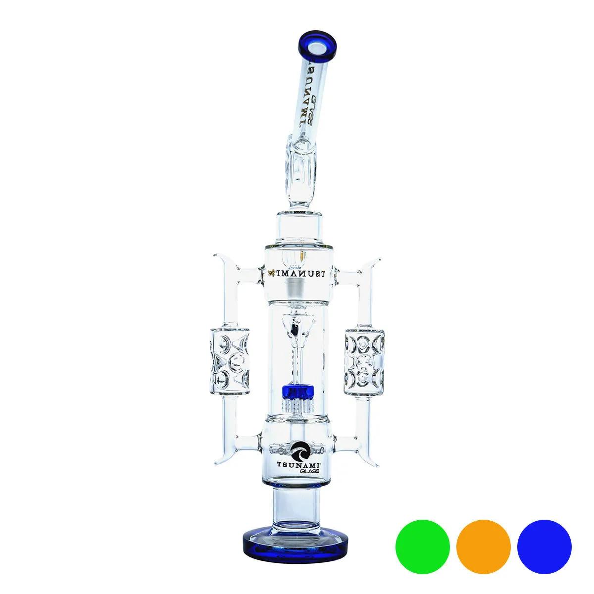Recyklační bong Sprinkler Shower Head 20'' (Tsunami Glass)