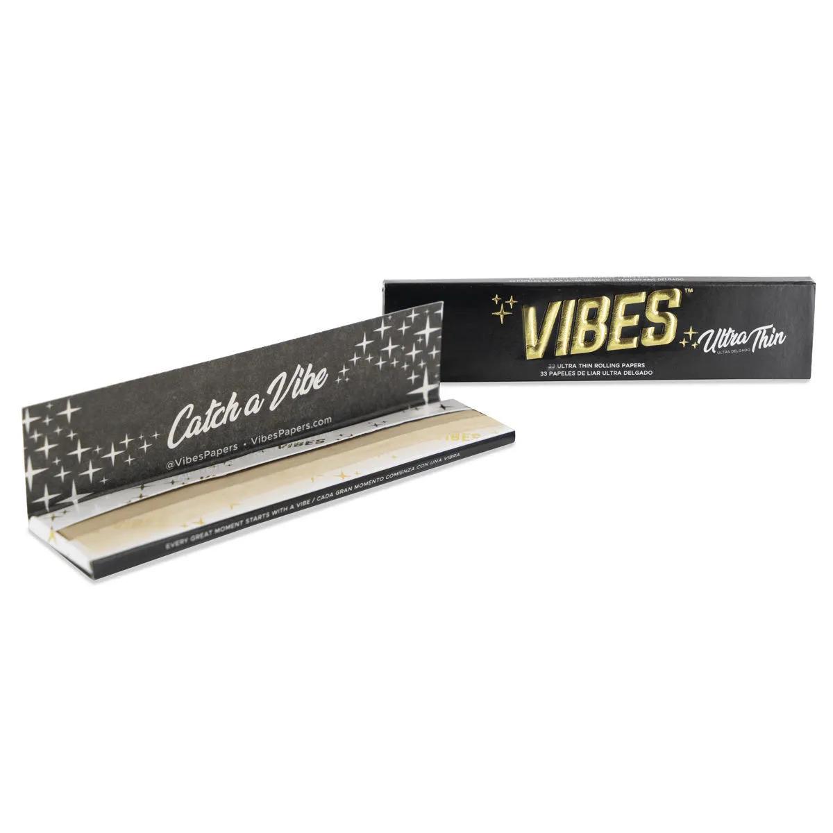 Vibes Ultra-Thin papírky King Size Slim