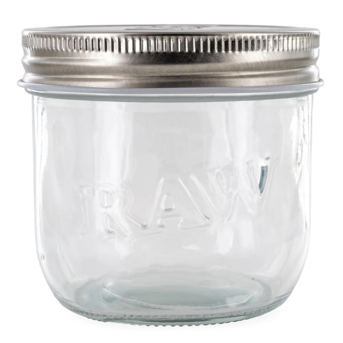 RAW sklenice na zrání konopí