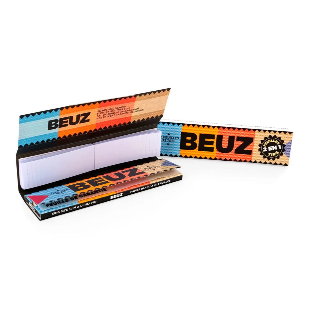 BEUZ King Size Slim papírky + filtry