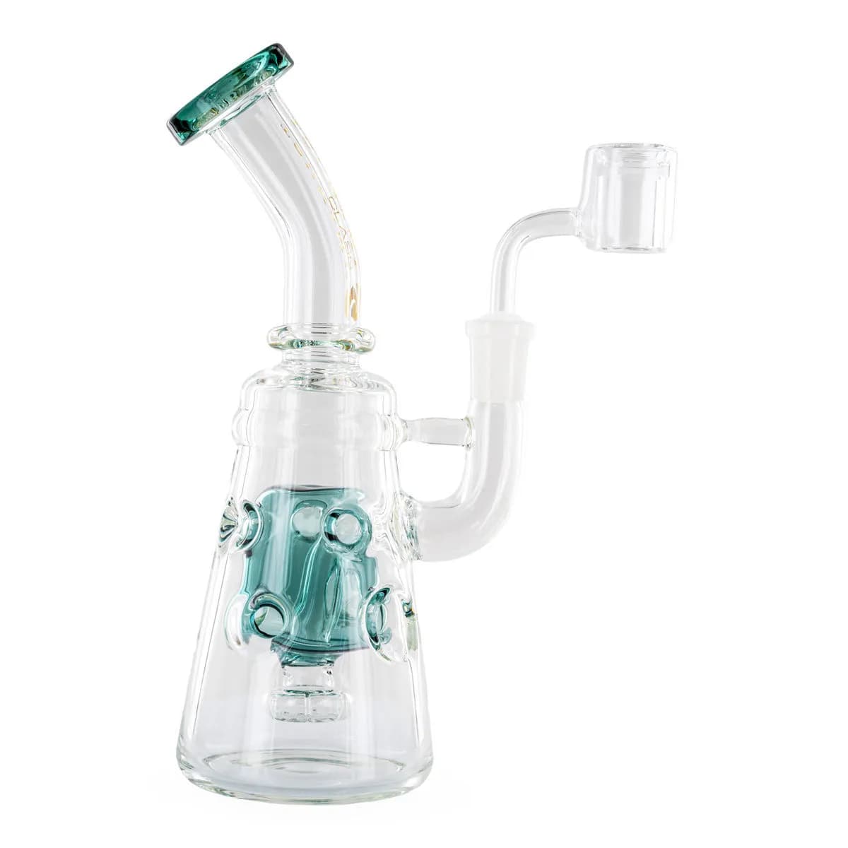 Dab rig Shower Head Swiss 9'' (Tsunami Glass)