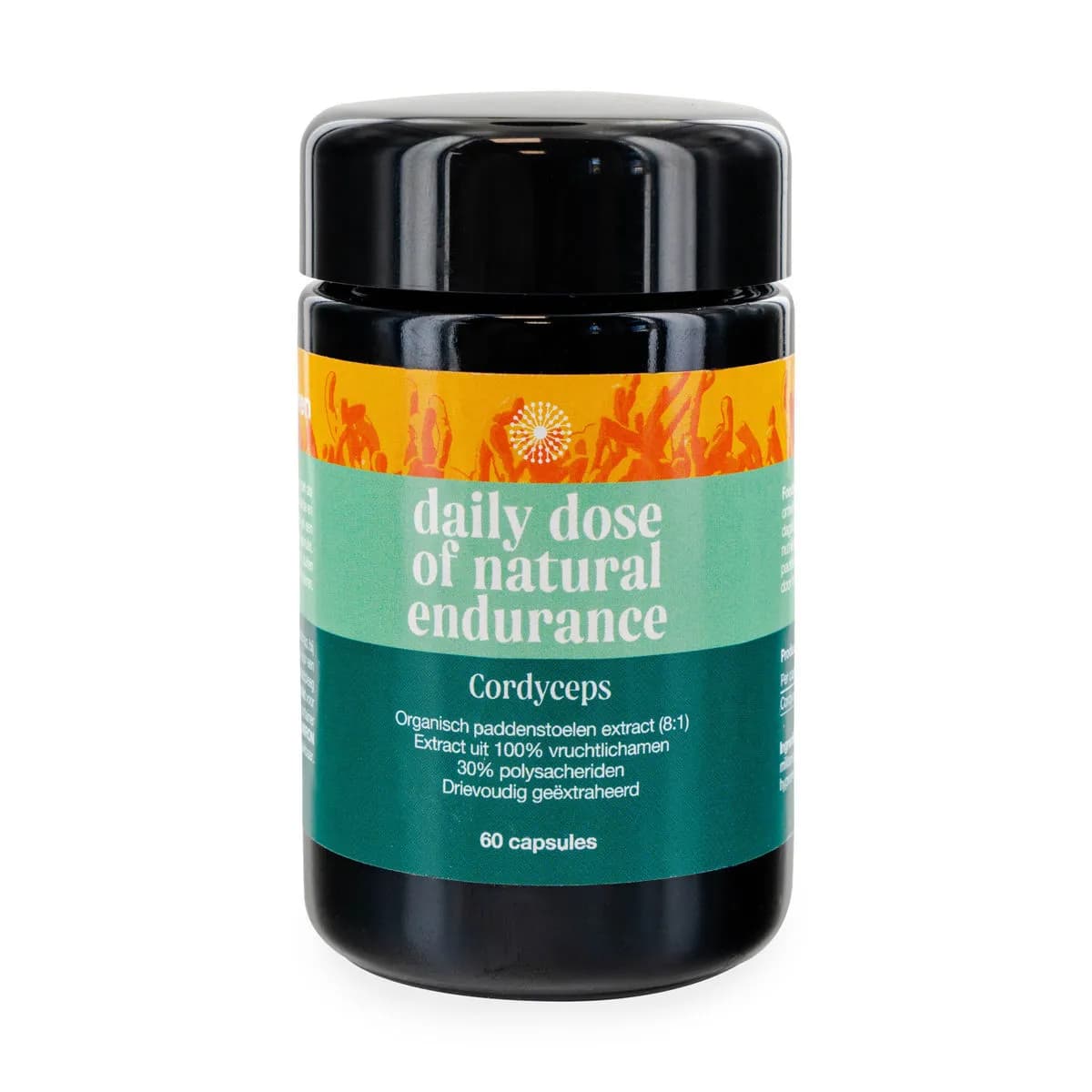 Kapsle s houbou Cordyceps