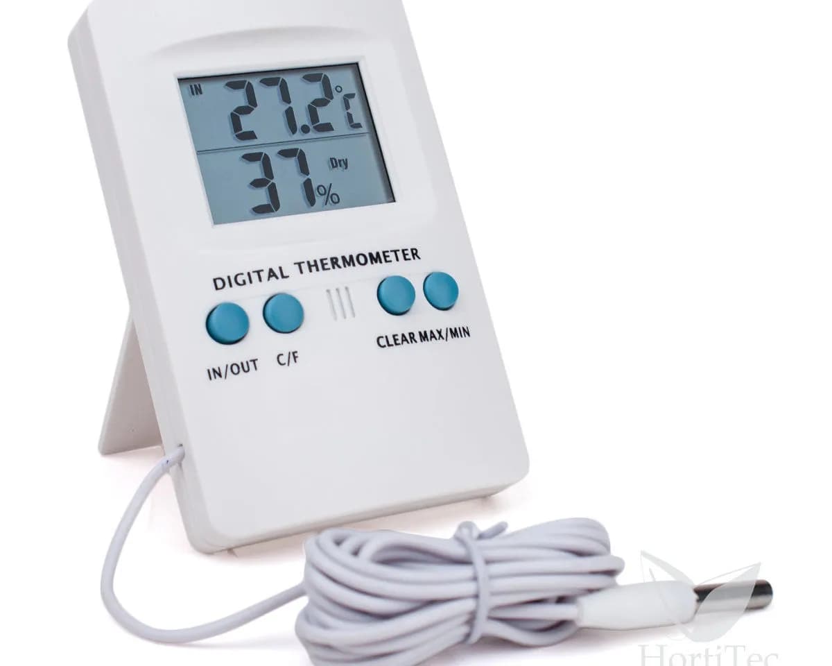 Digitální teploměr a vlhkoměr (Vanguard Hydroponics)