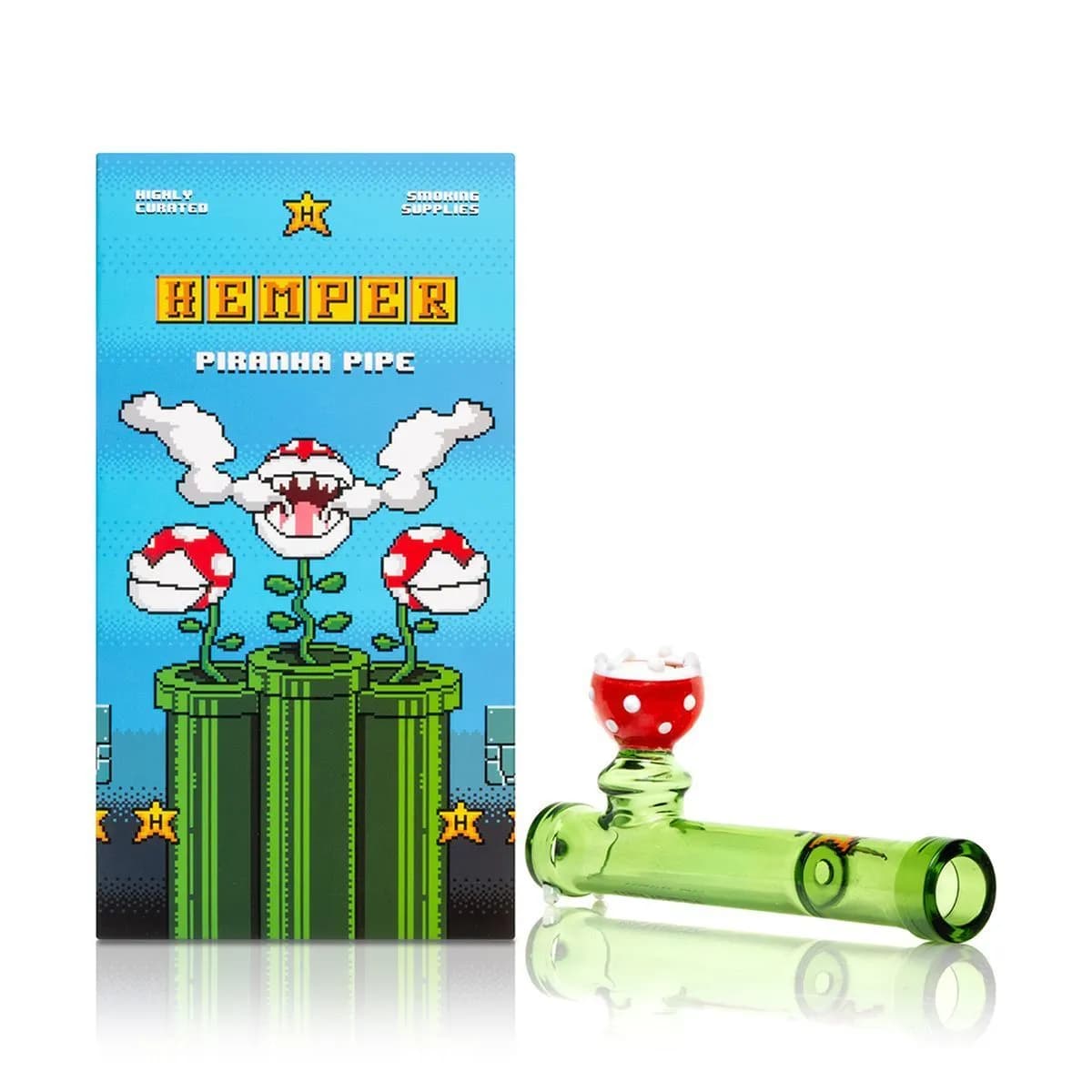 Skleněná dýmka Gaming Flower Piranha