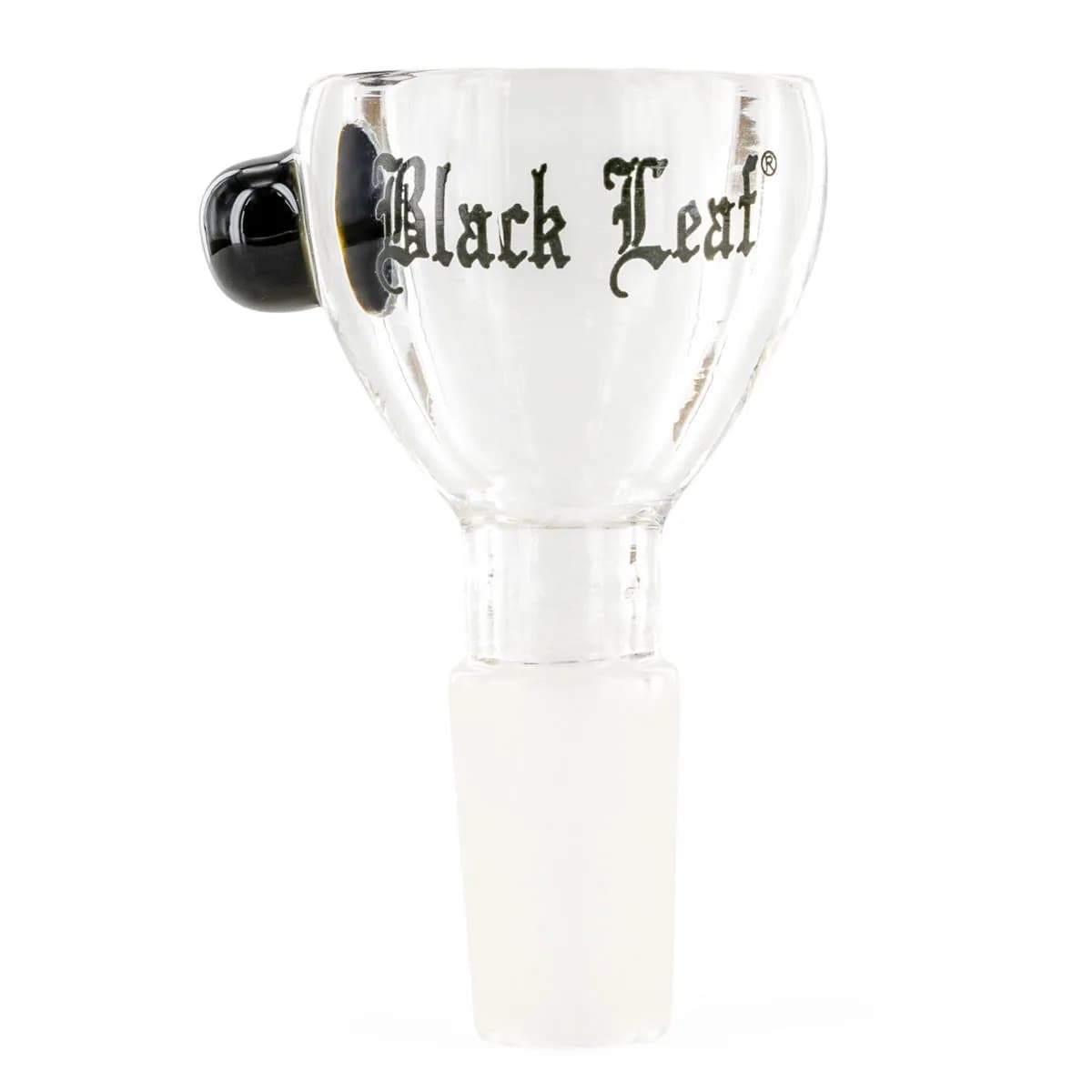 Skleněná hlavička Black Leaf pro bongy
