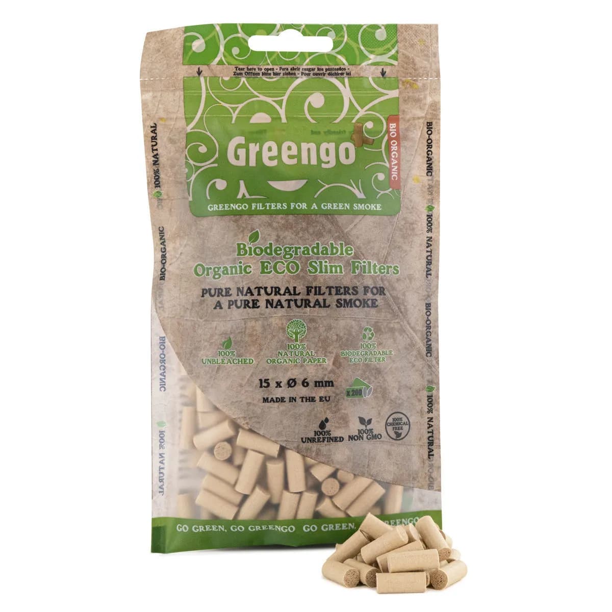 Greengo Natural Slim filtry
