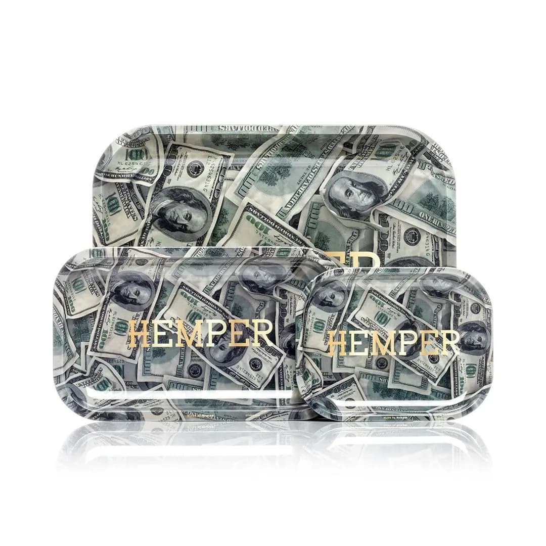 Rolling tray Hemper "It's Money"
