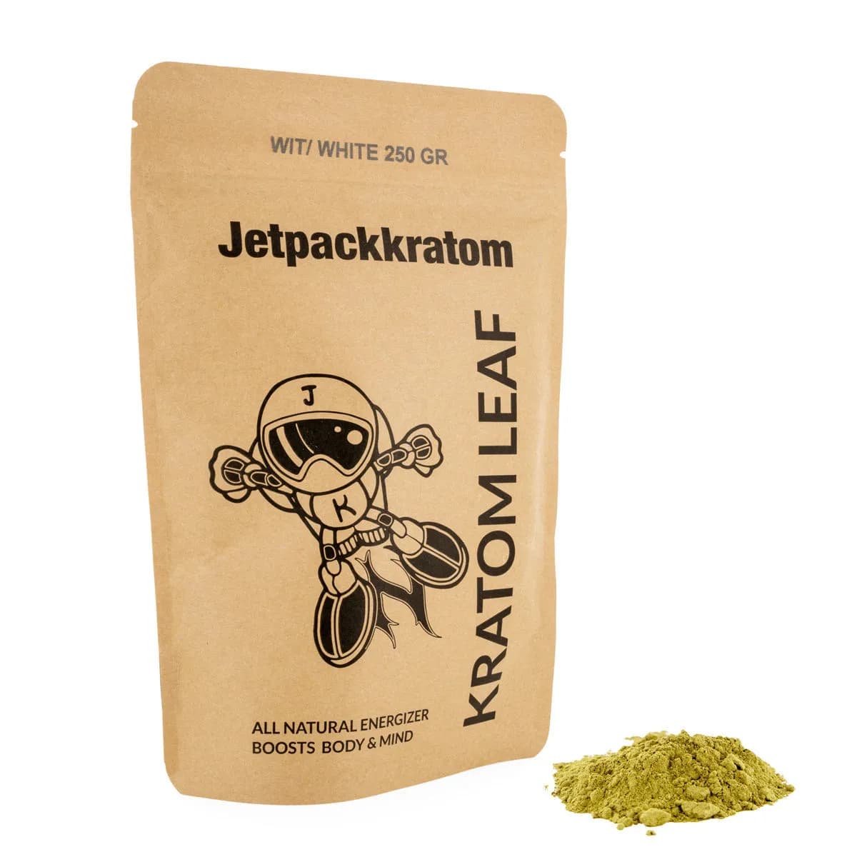 Jetpackkratom Kratom White Powder - bílý kratom v prášku