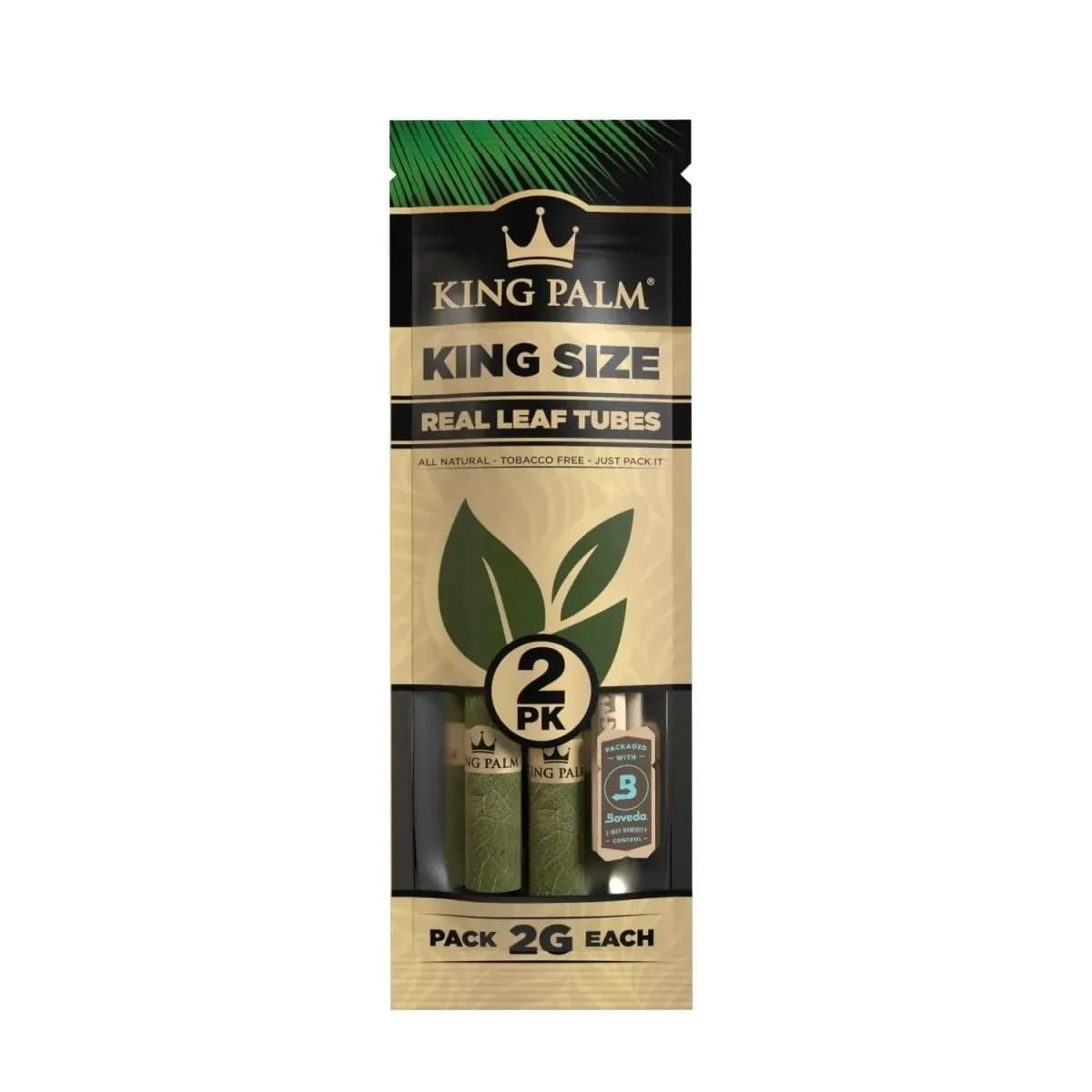 2 King Rolls (King Palm) – palmové listy bez tabáku