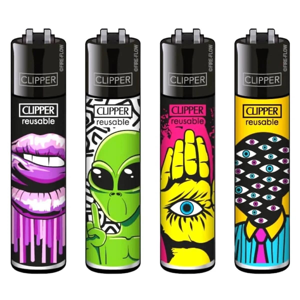 Zapalovač Clipper Love Martians