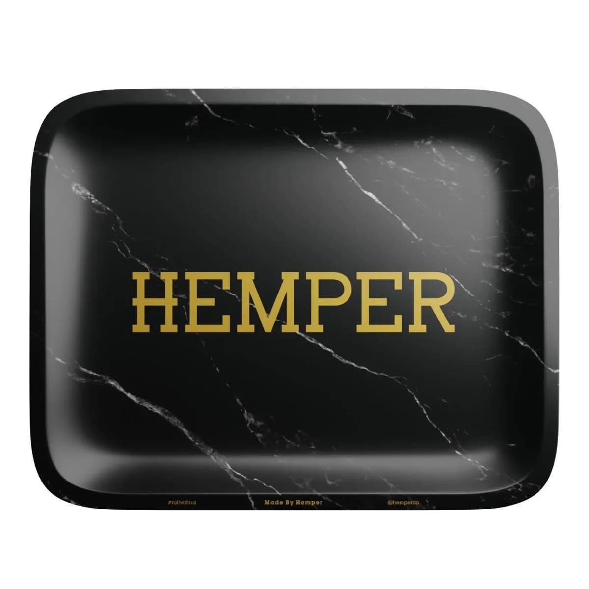 Hemper Luxe Black Marble Rolling Tray