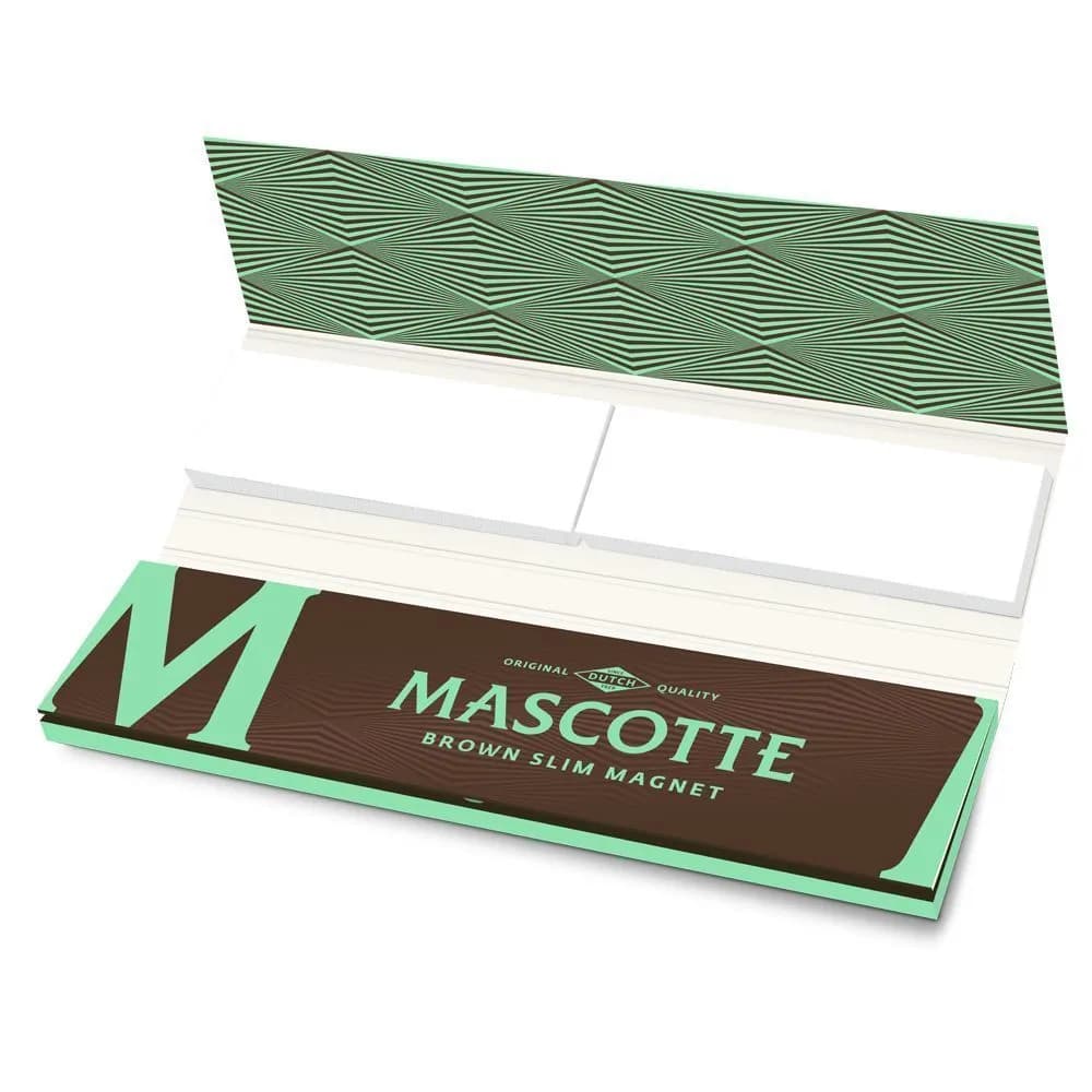 Mascotte Brown Slim Size papírky + trhací filtry
