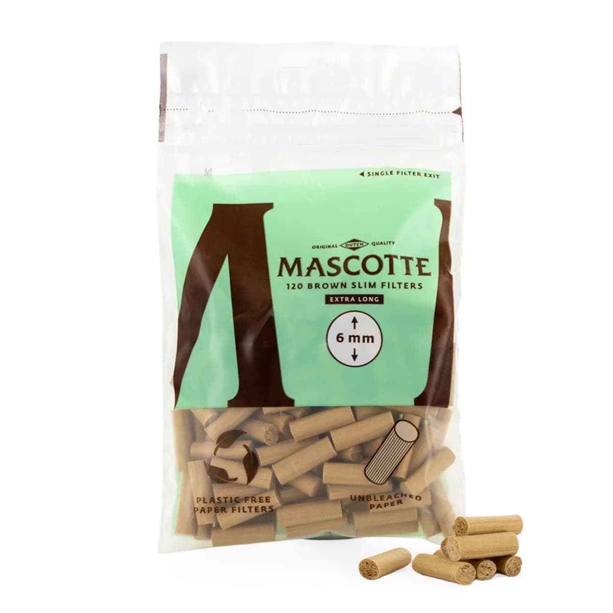 Mascotte Brown XL Slim papírové filtry