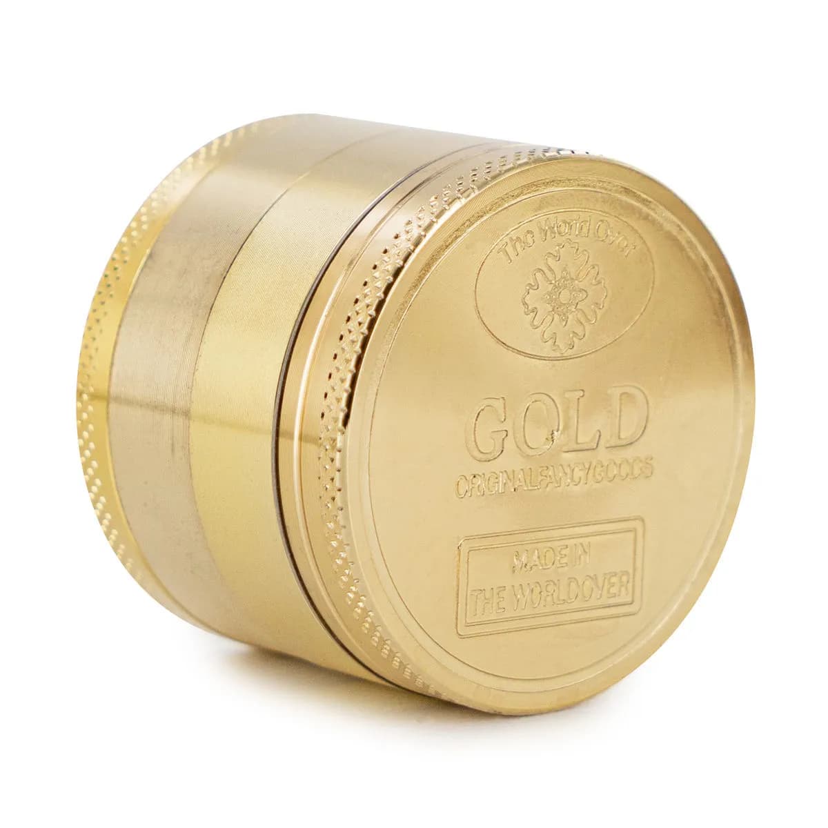 Kovová drtička 24K Gold