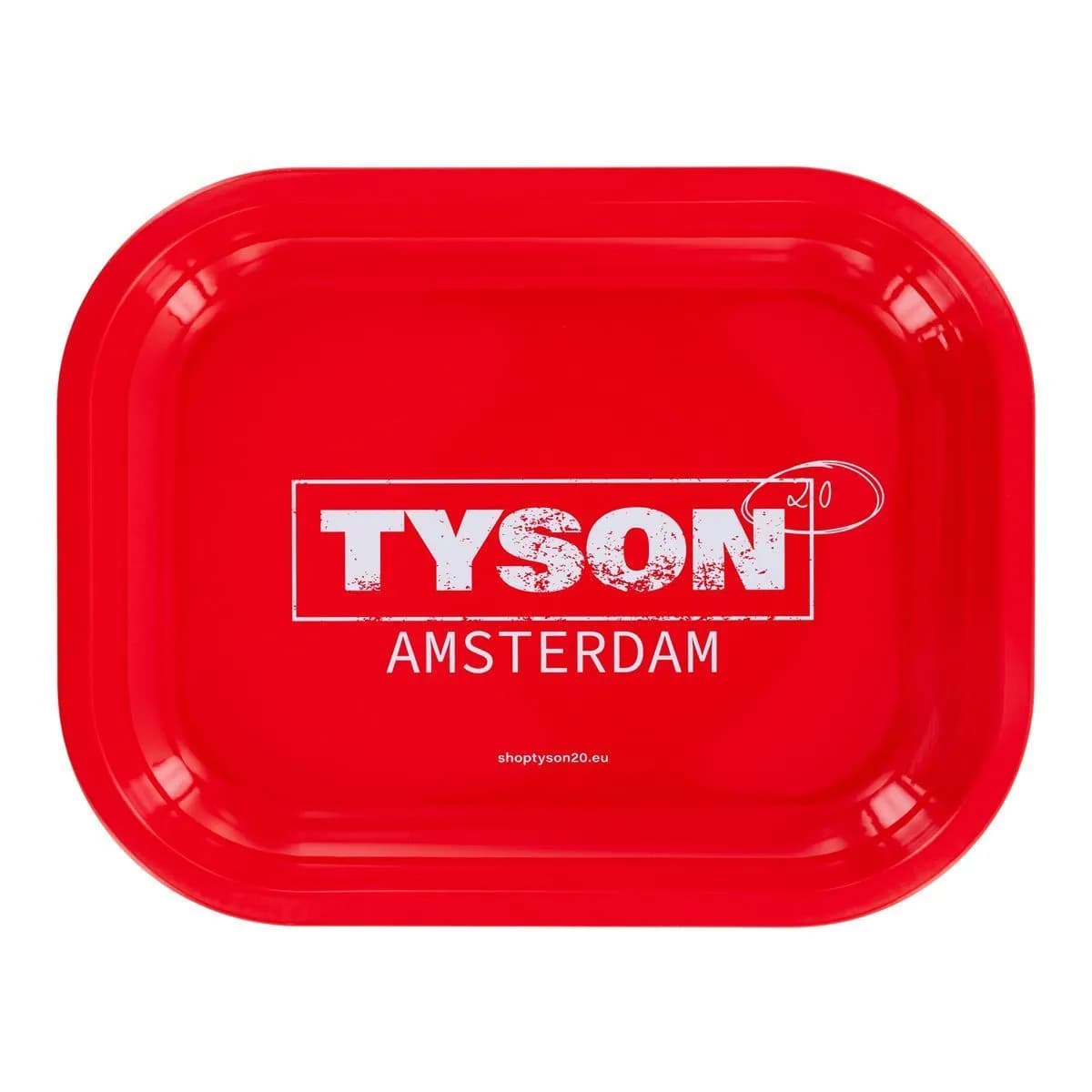 Kovový tácek na balení červený ''Tyson Amsterdam''