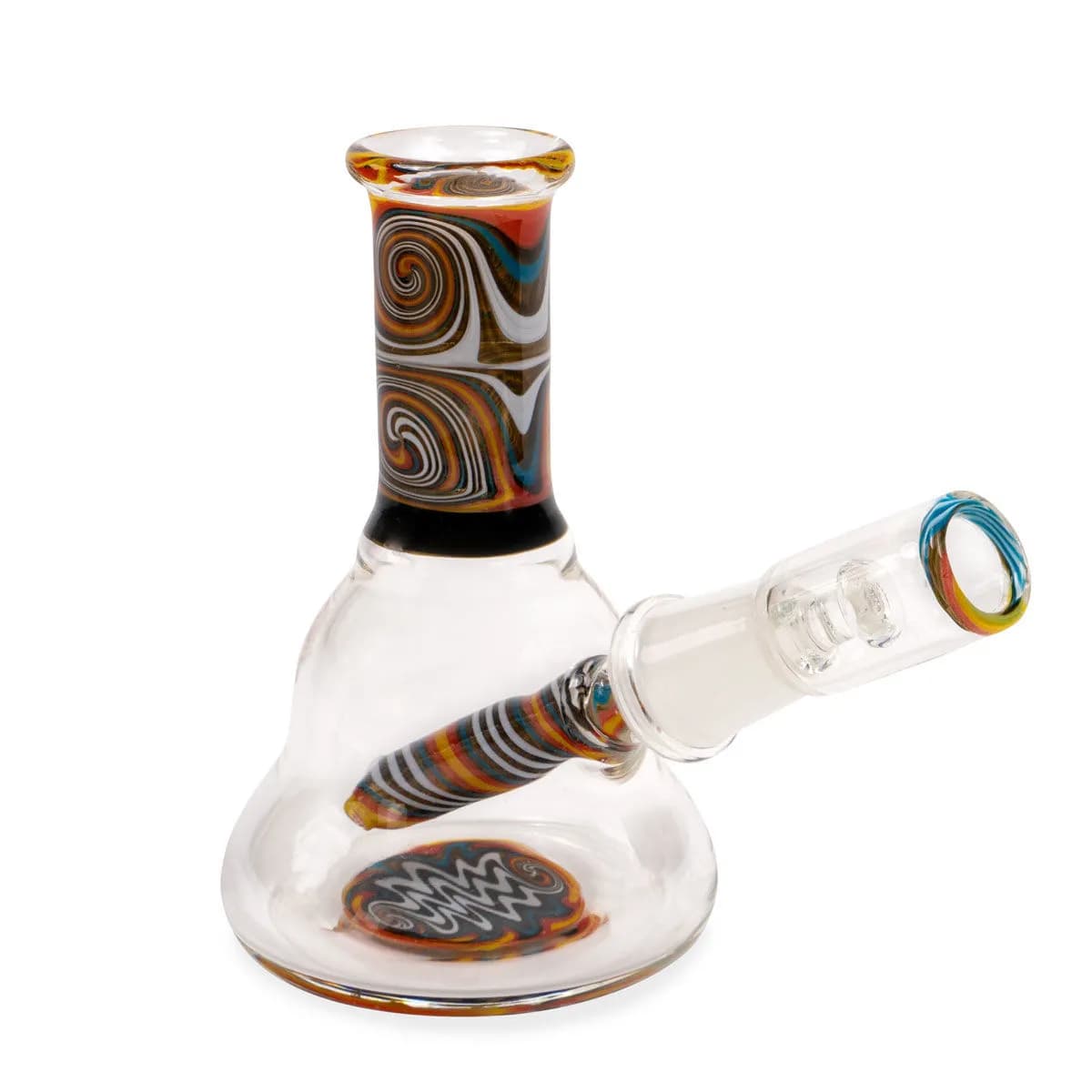 Mini olejový bong Orange Swirl