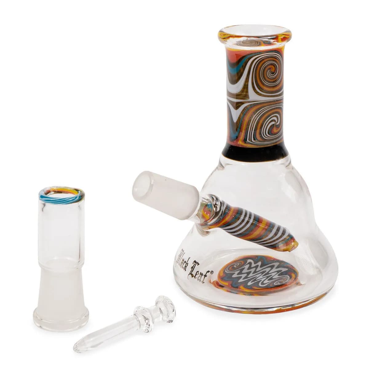 Mini olejový bong Orange Swirl