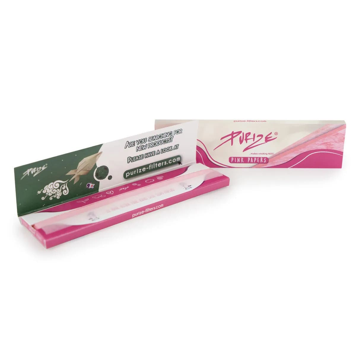 Purize Pink papírky King Size Slim