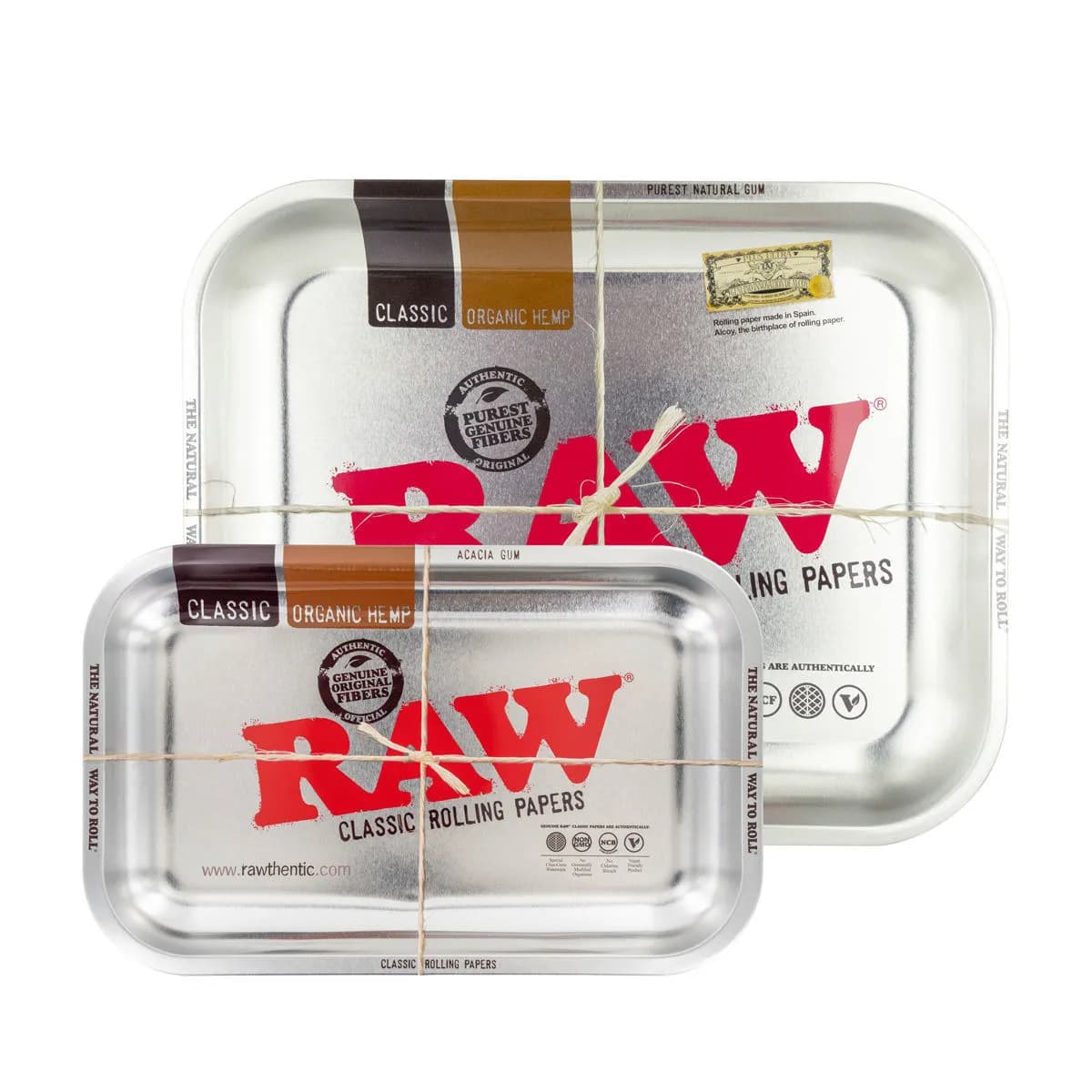 RAW Rolling Tray Silver - podložka na balení