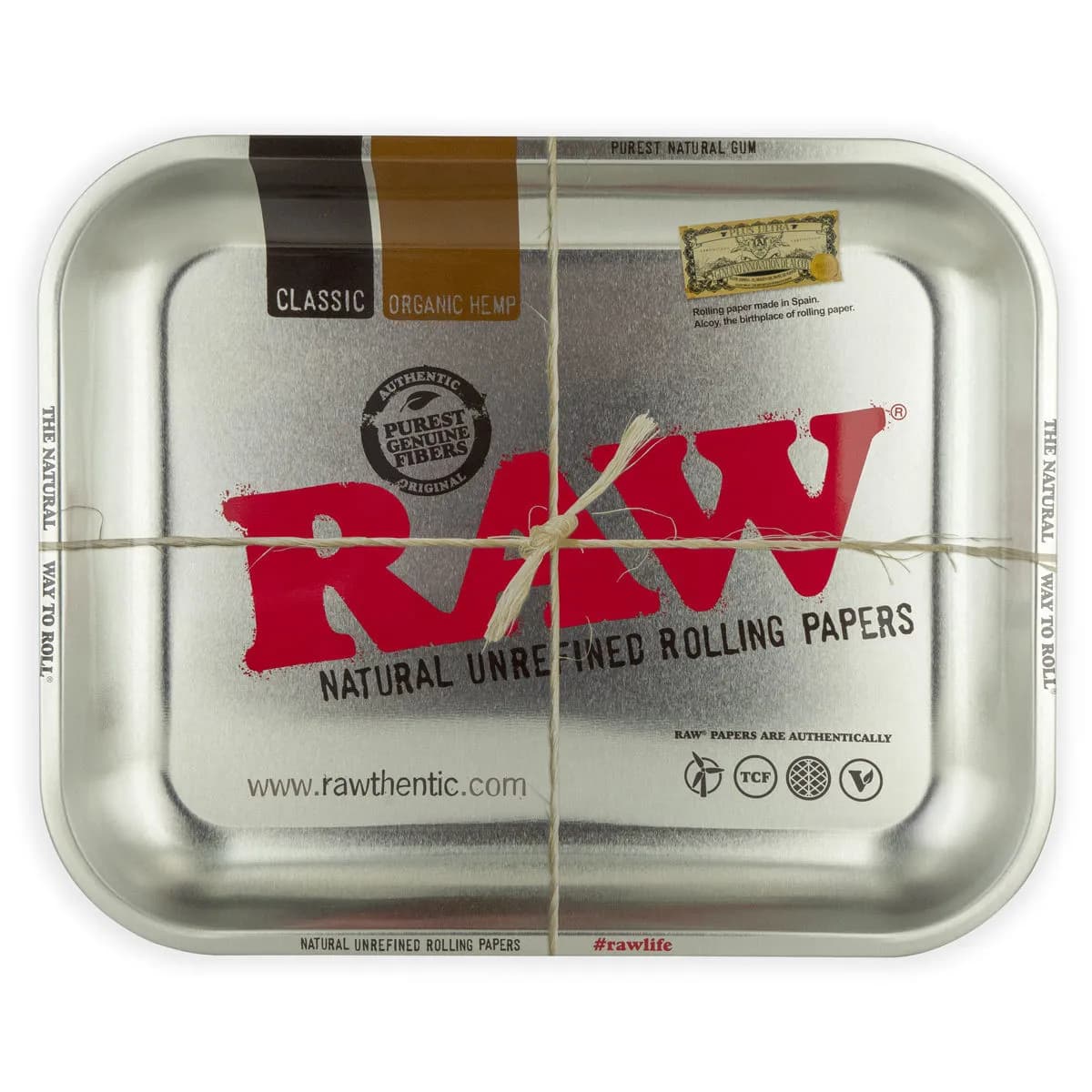 RAW Rolling Tray Silver - podložka na balení